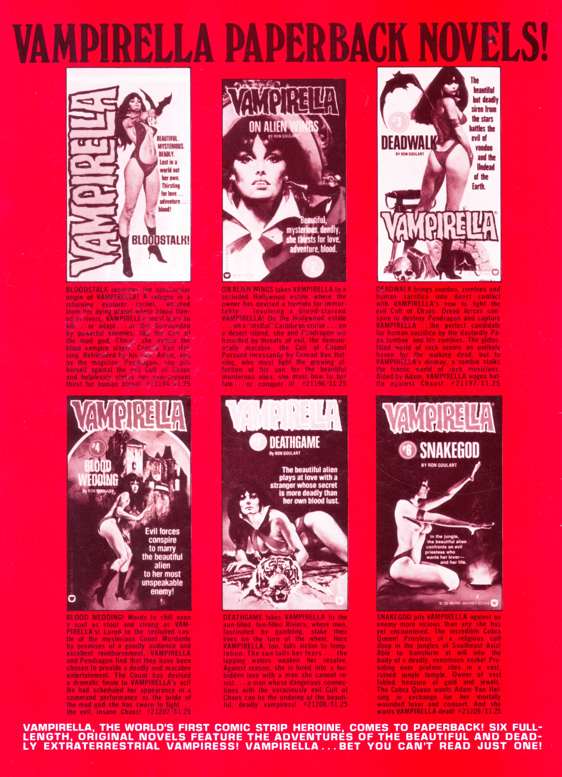 Read online Vampirella (1969) comic -  Issue #52 - 67