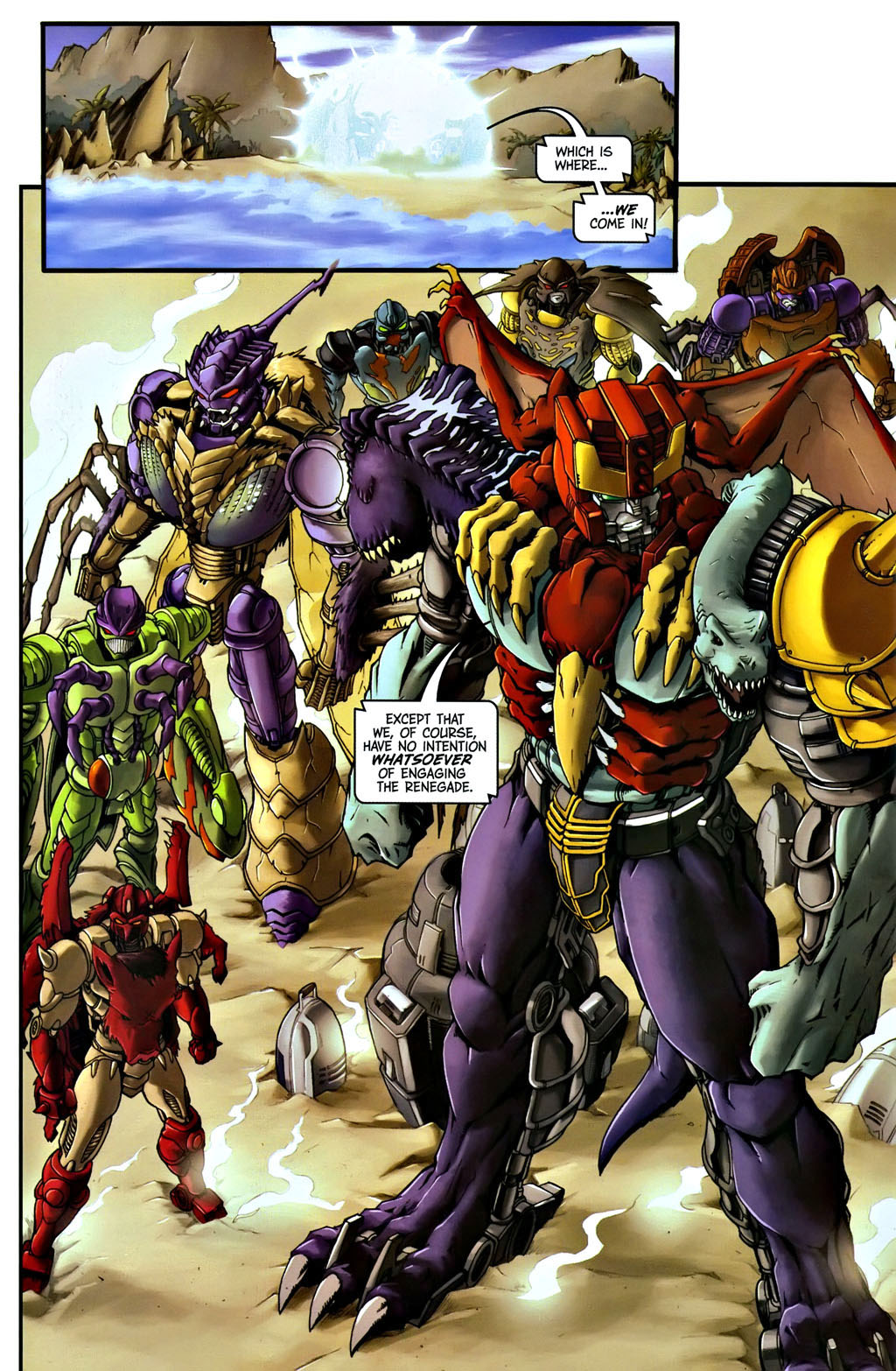 Read online Transformers, Beast Wars The Gathering comic Issue 1