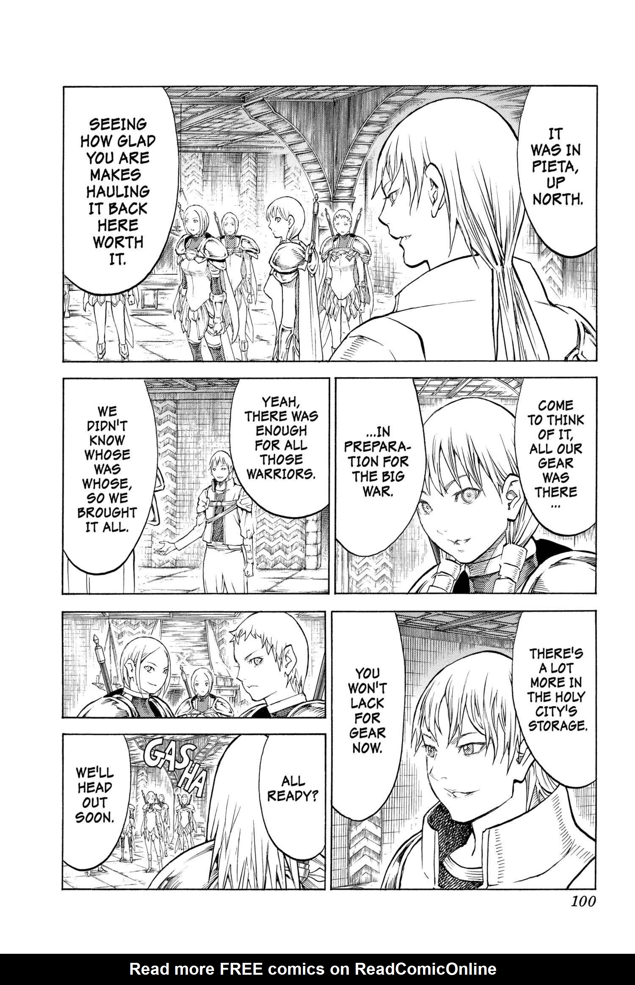 Read online Claymore comic -  Issue #23 - 92