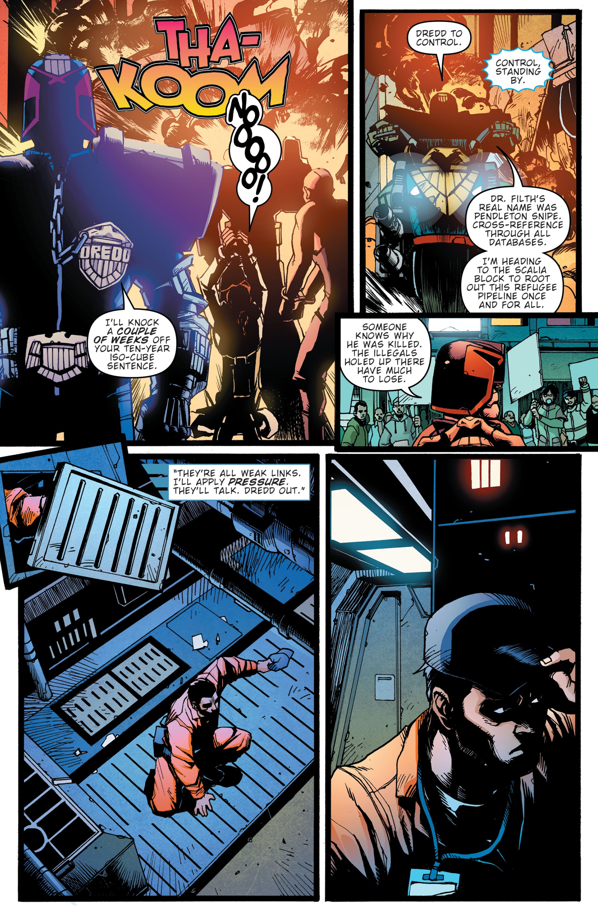Read online Judge Dredd: False Witness comic -  Issue #3 - 12