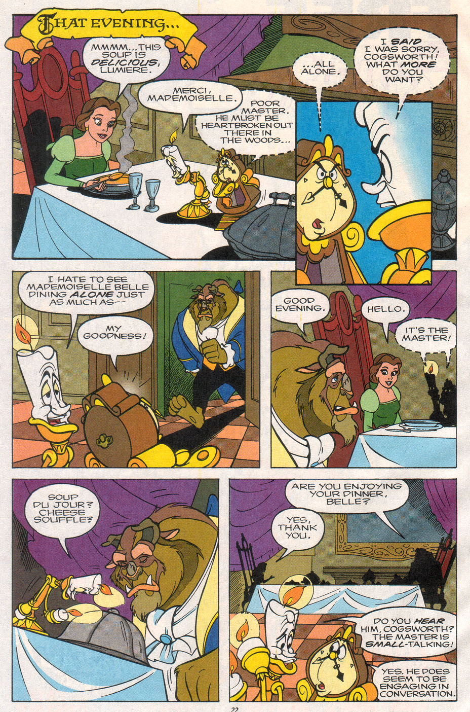 Read online Disney's Beauty and the Beast comic -  Issue #10 - 24