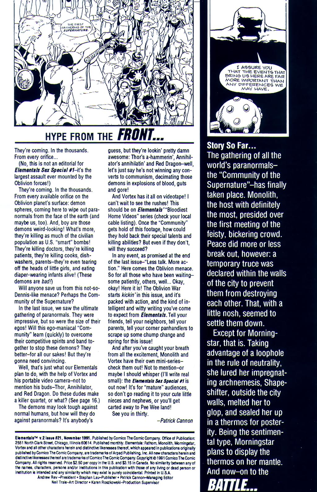 Read online Elementals (1989) comic -  Issue #21 - 2