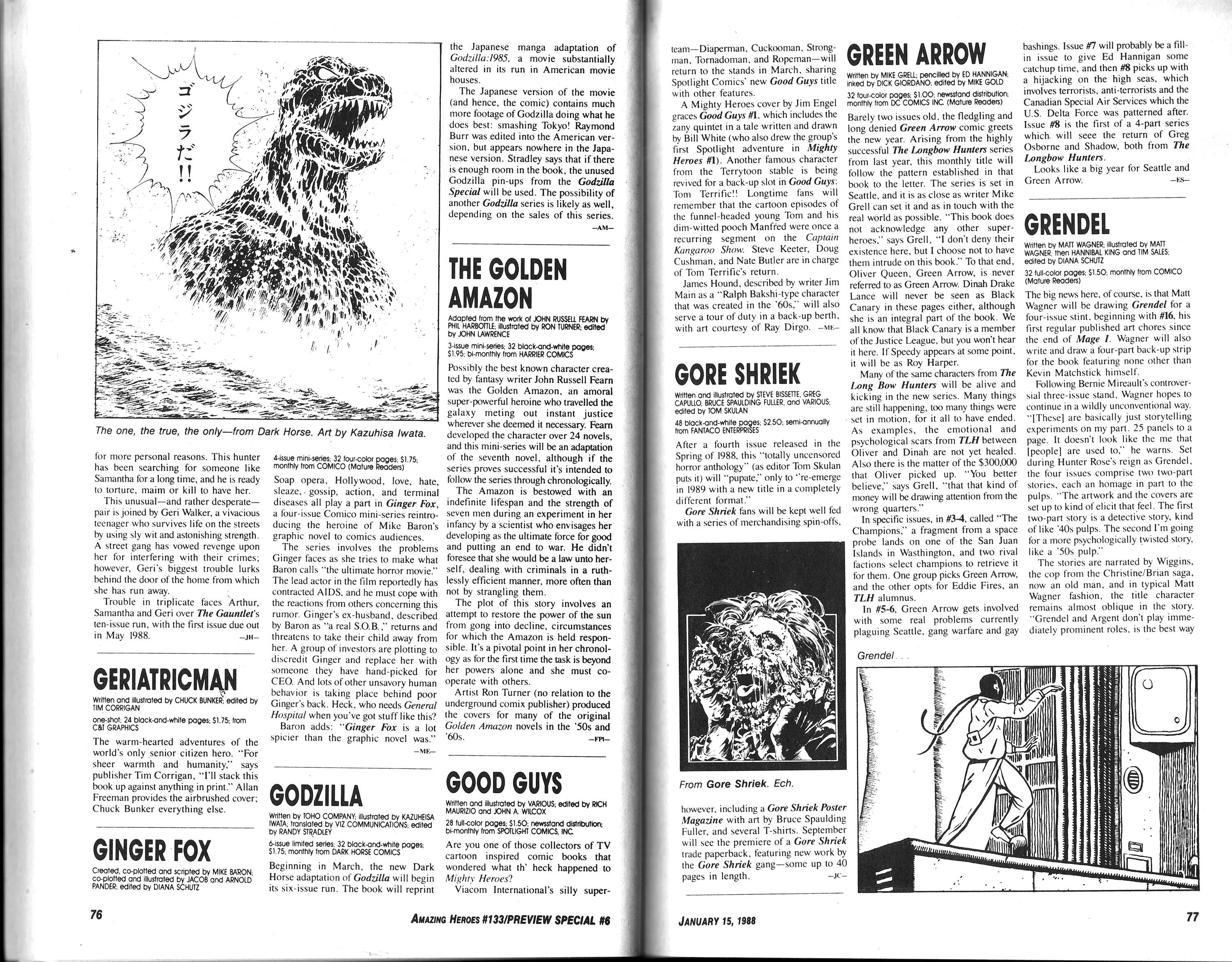 Read online Amazing Heroes comic -  Issue #133 - 40