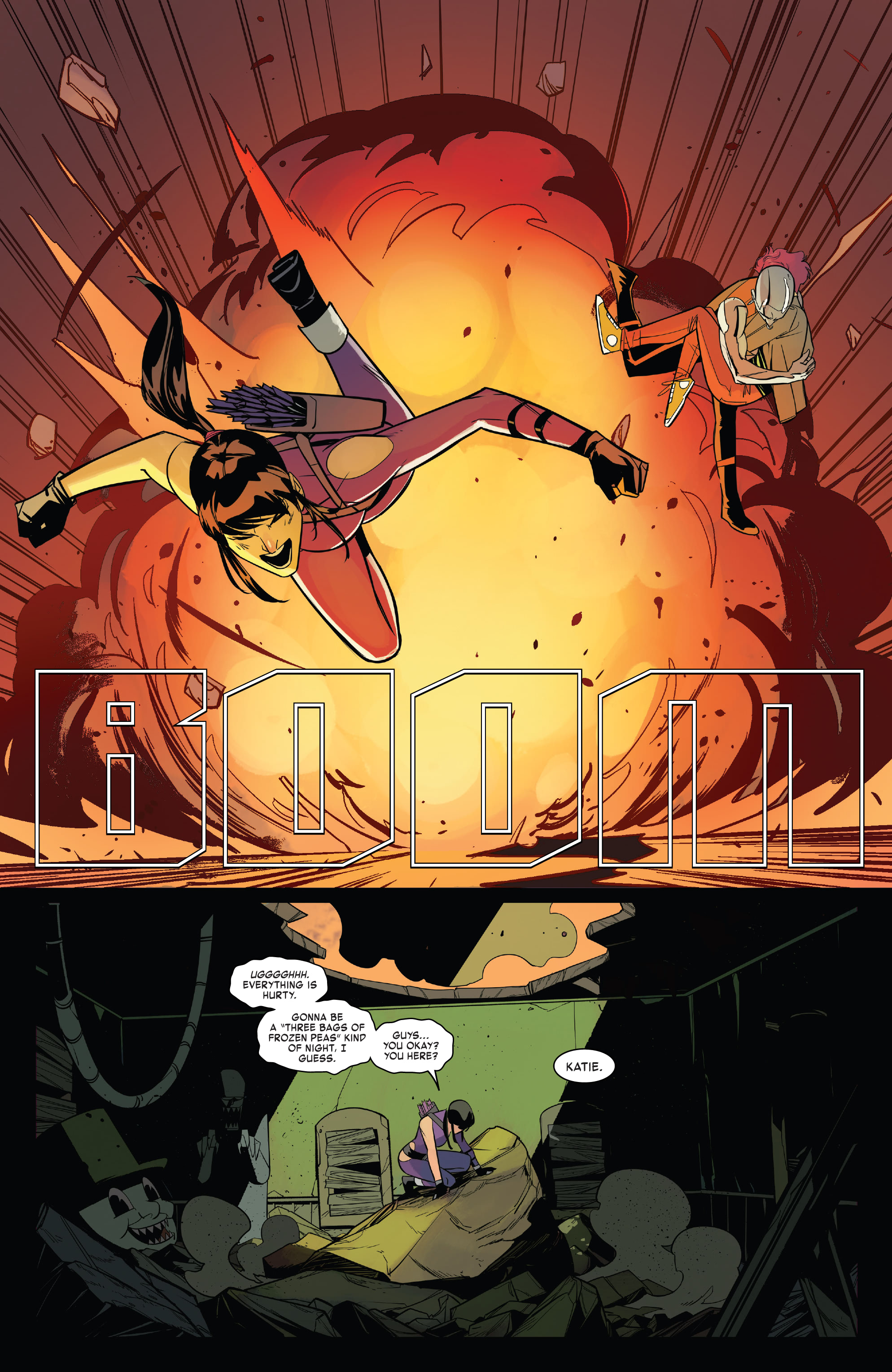 Read online Hawkeye: Team Spirit comic -  Issue # TPB (Part 1) - 22