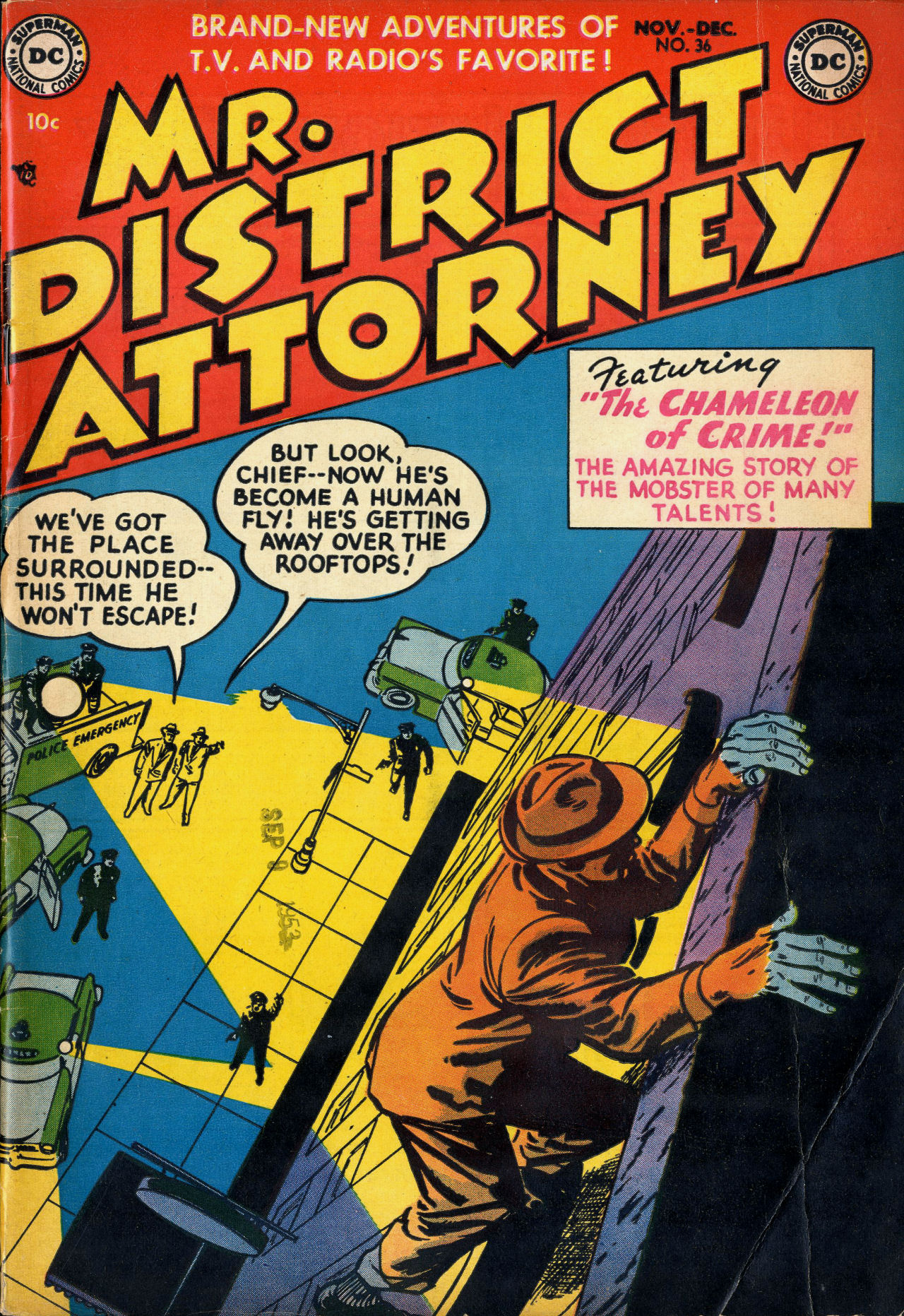 Read online Mr. District Attorney comic -  Issue #36 - 1
