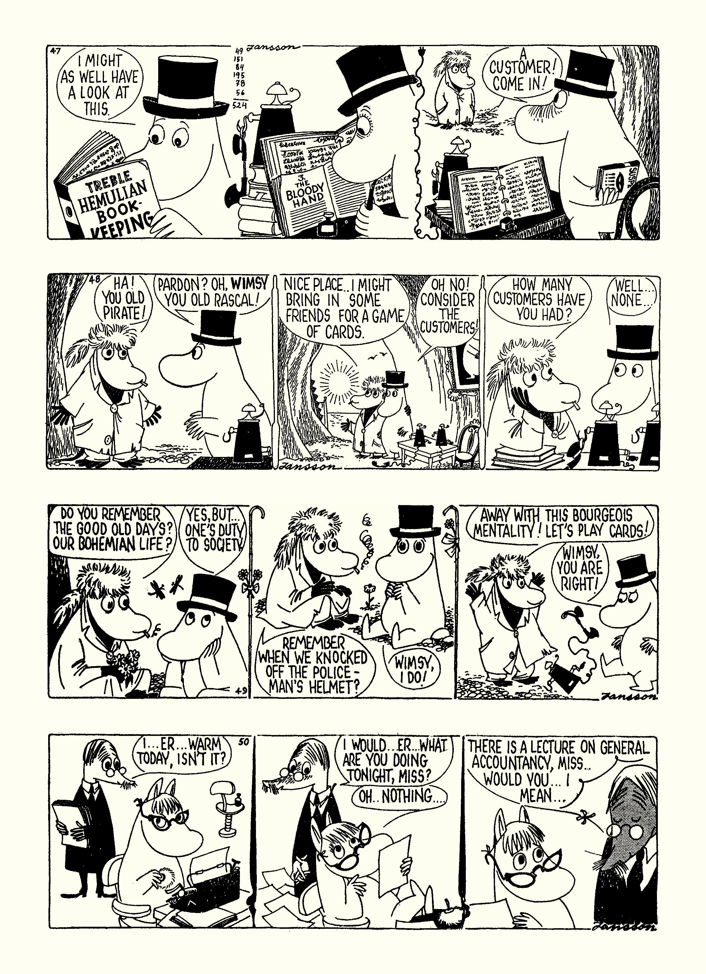 Read online Moomin: The Complete Tove Jansson Comic Strip comic -  Issue # TPB 4 - 49