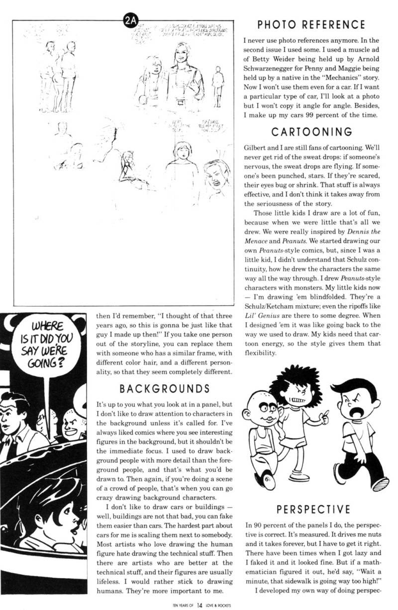 Read online Ten Years of Love and Rockets comic -  Issue # Full - 14