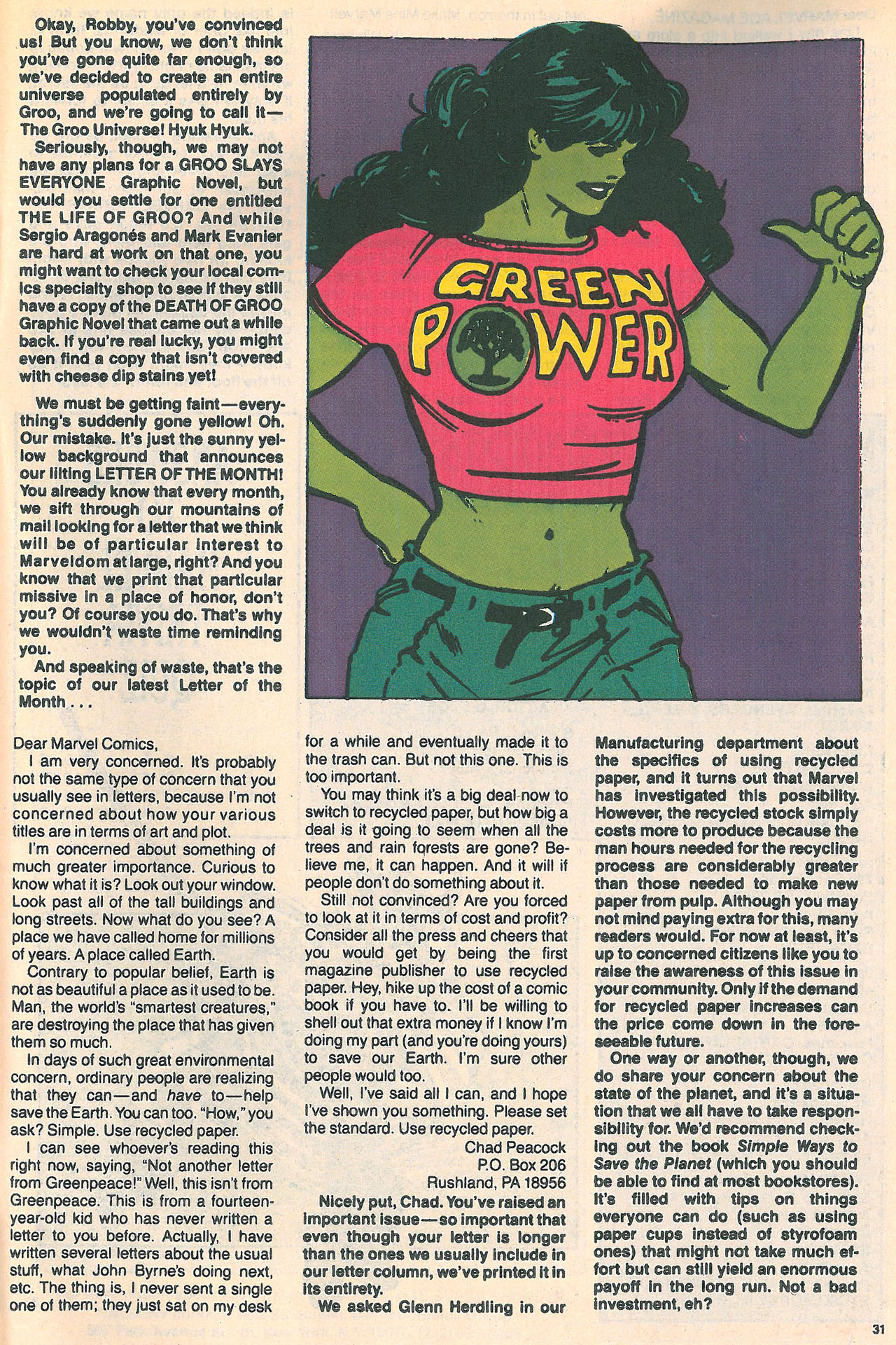 Read online Marvel Age comic -  Issue #98 - 32