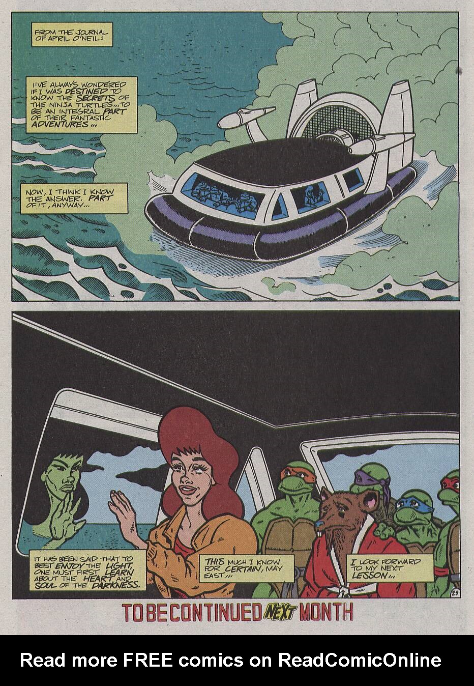 Read online Teenage Mutant Ninja Turtles Presents: April O'Neil (May East Saga) comic -  Issue #1 - 29