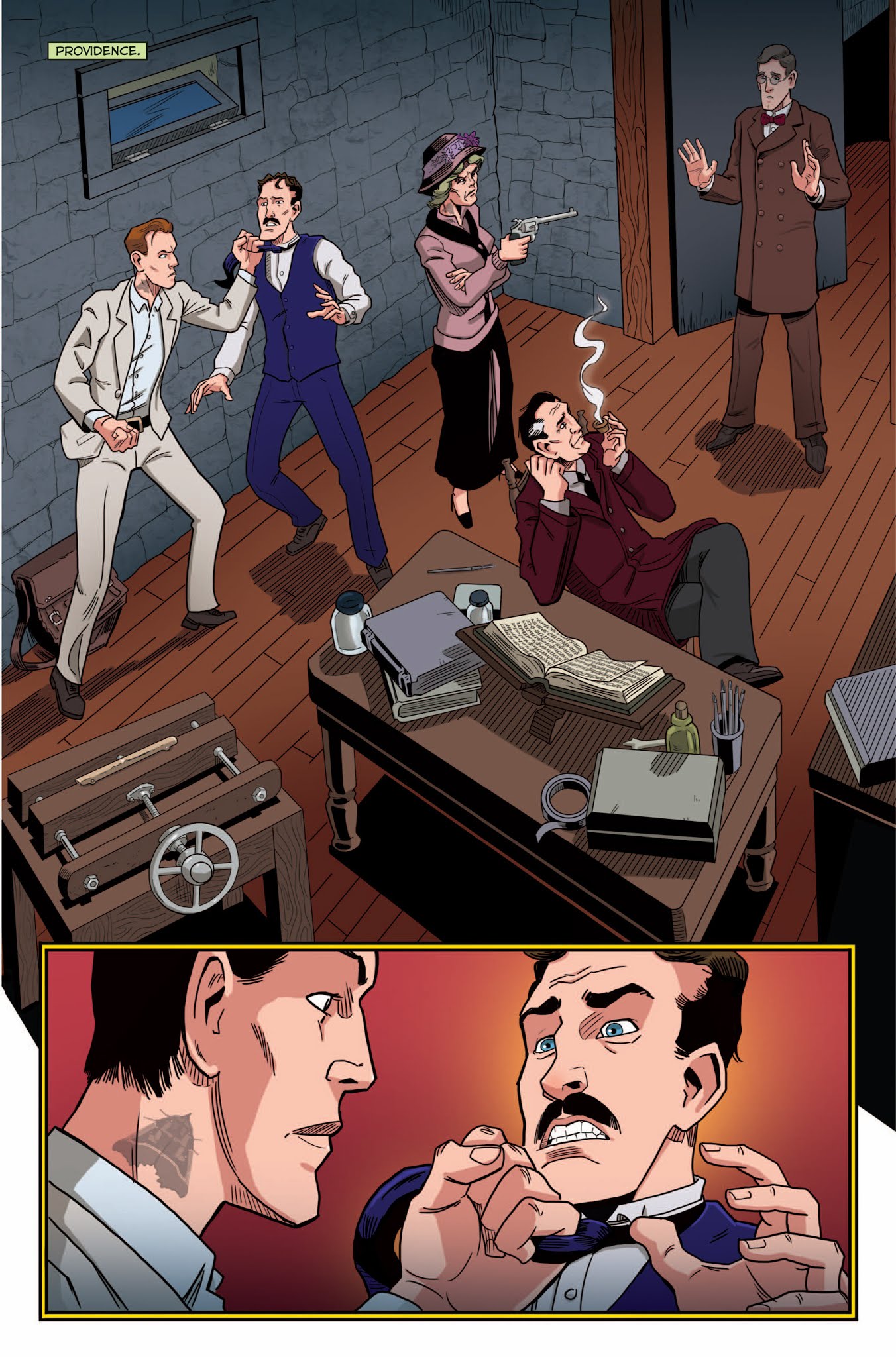 Read online Herald: Lovecraft and Tesla comic -  Issue #3 - 4