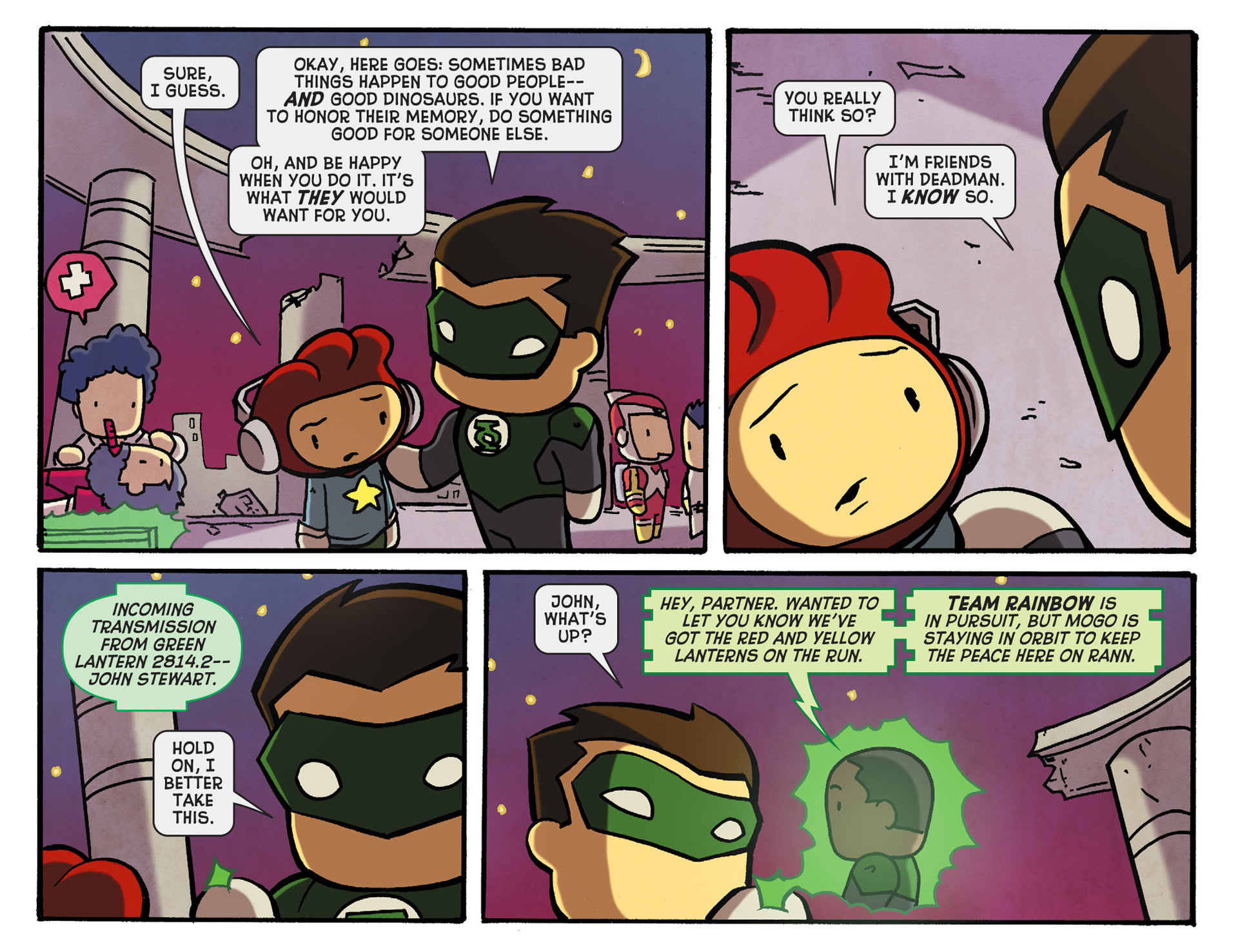 Read online Scribblenauts Unmasked: A Crisis of Imagination comic -  Issue #9 - 13