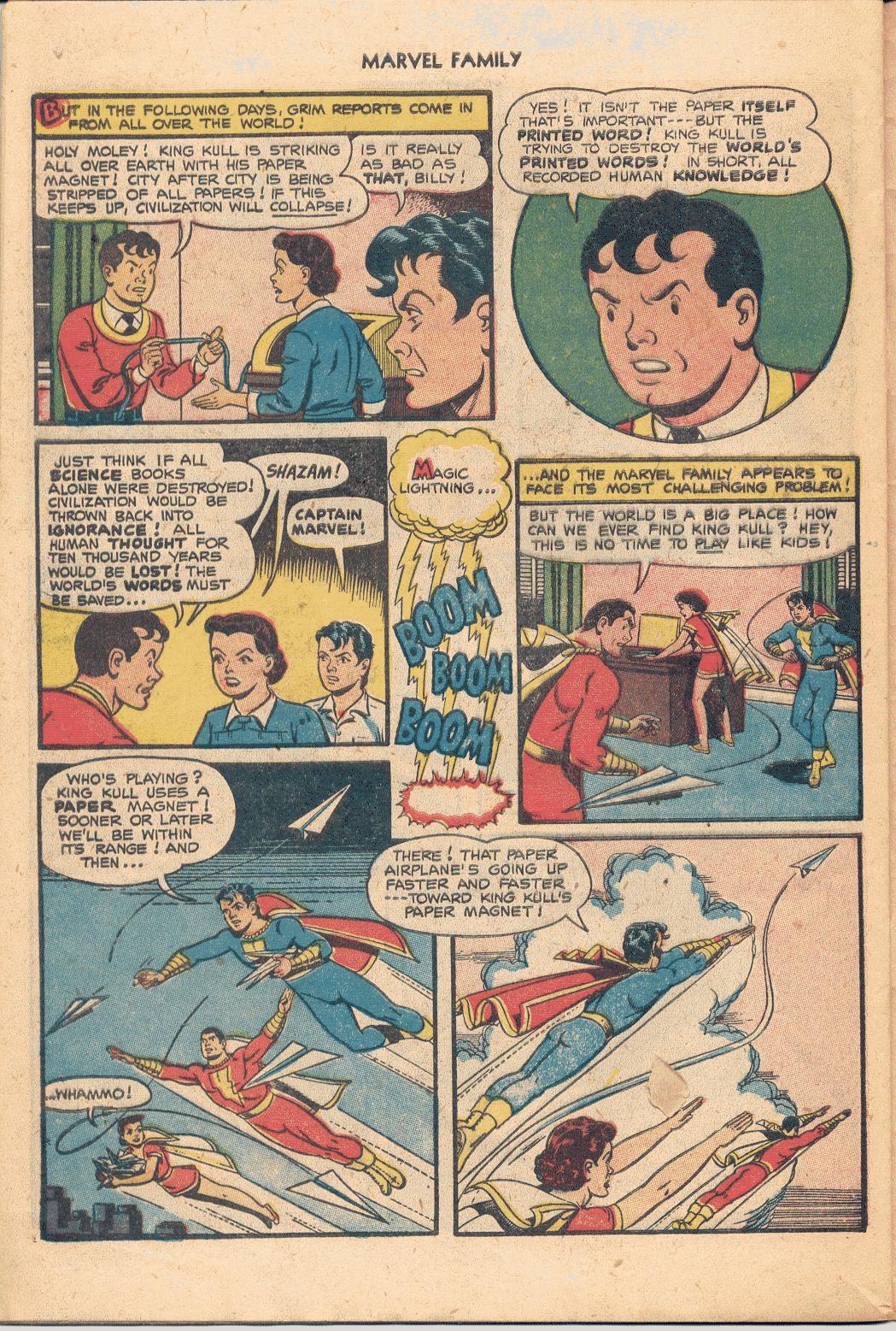 Read online The Marvel Family comic -  Issue #86 - 28