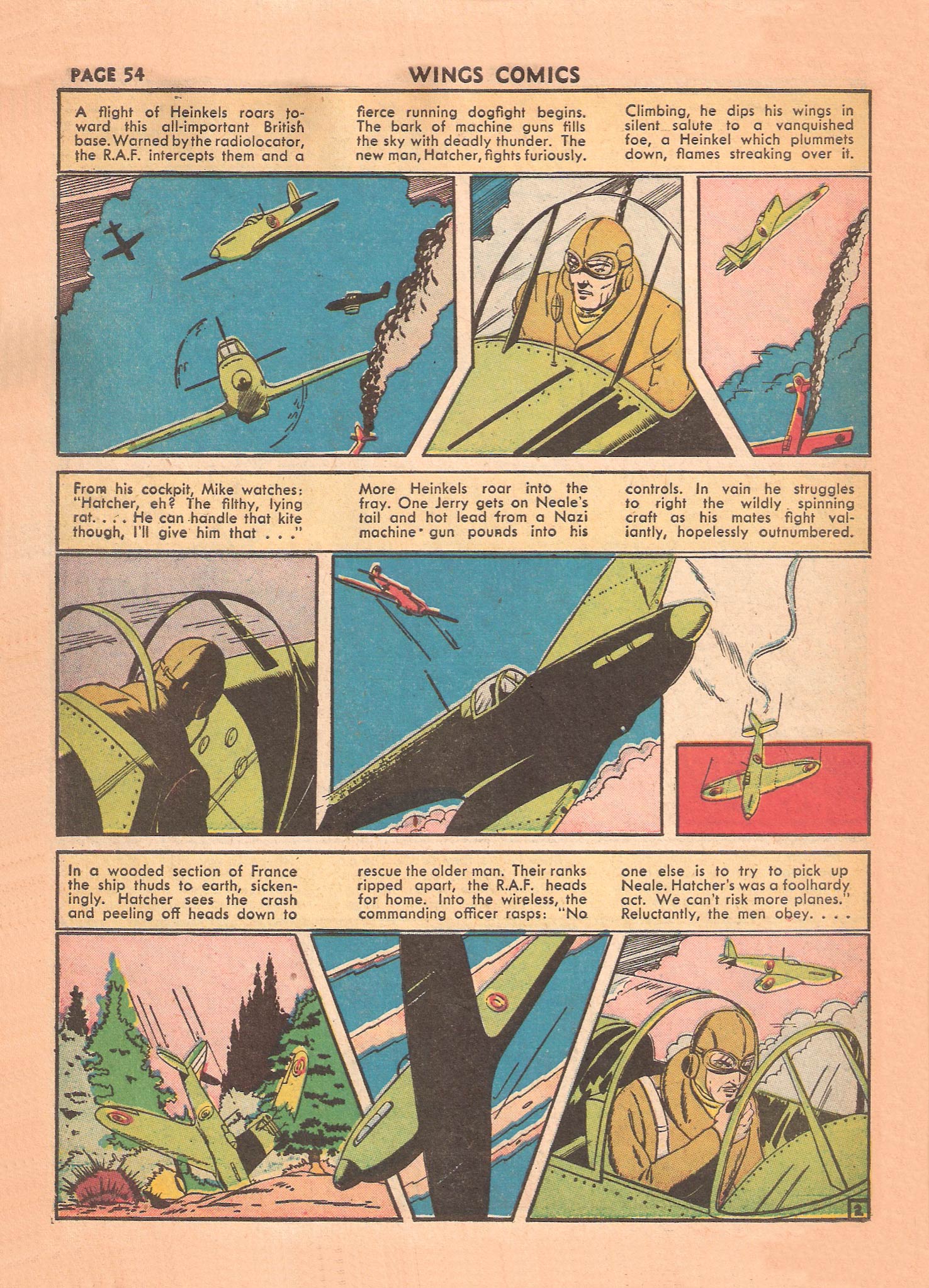 Read online Wings Comics comic -  Issue #17 - 56