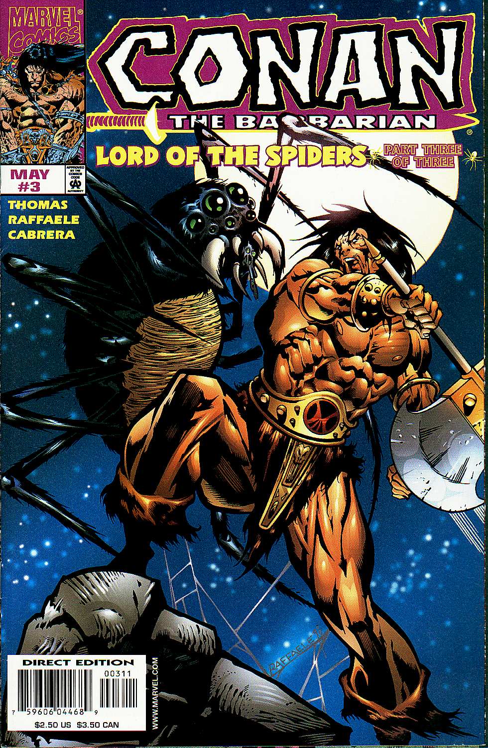 Read online Conan: Lord of the Spiders comic -  Issue #3 - 1