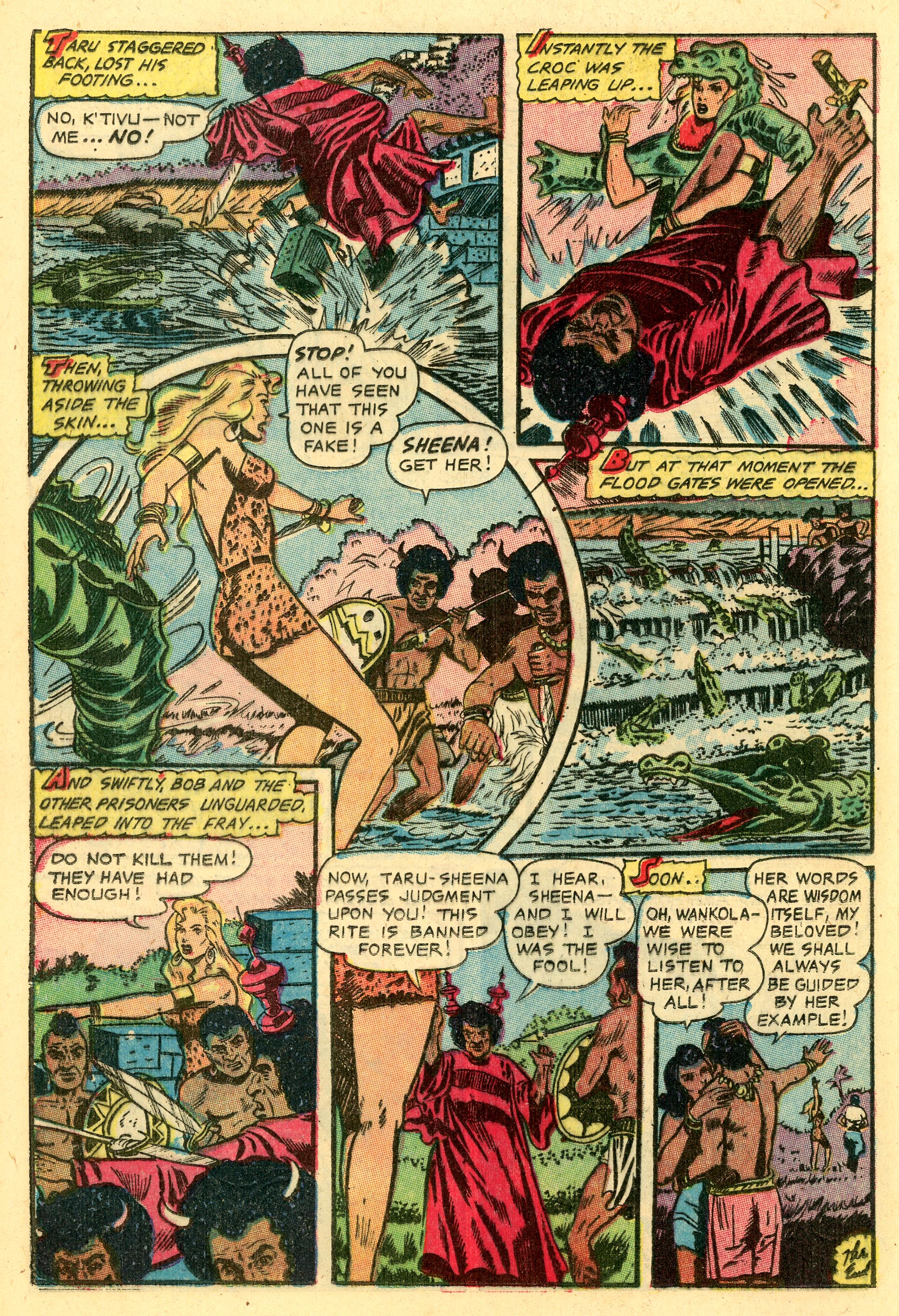 Read online Sheena, Queen of the Jungle (1942) comic -  Issue #17 - 12