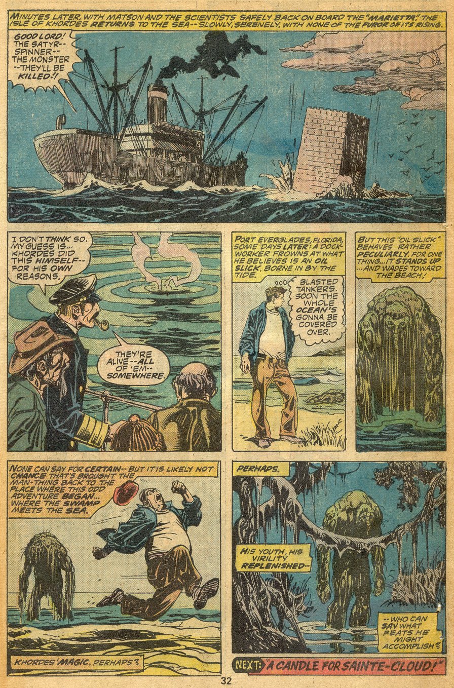 Read online Man-Thing (1974) comic -  Issue #14 - 22