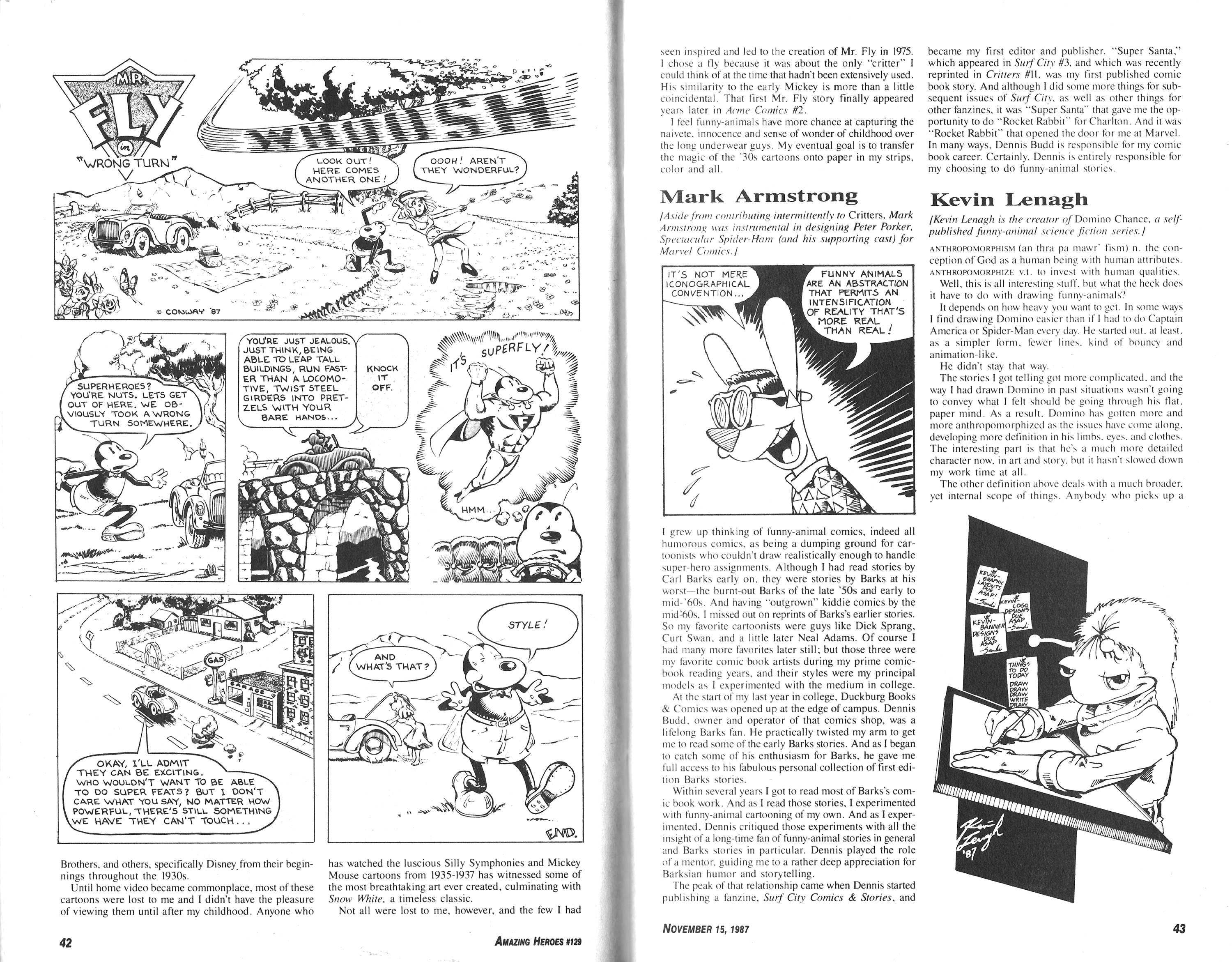 Read online Amazing Heroes comic -  Issue #129 - 22