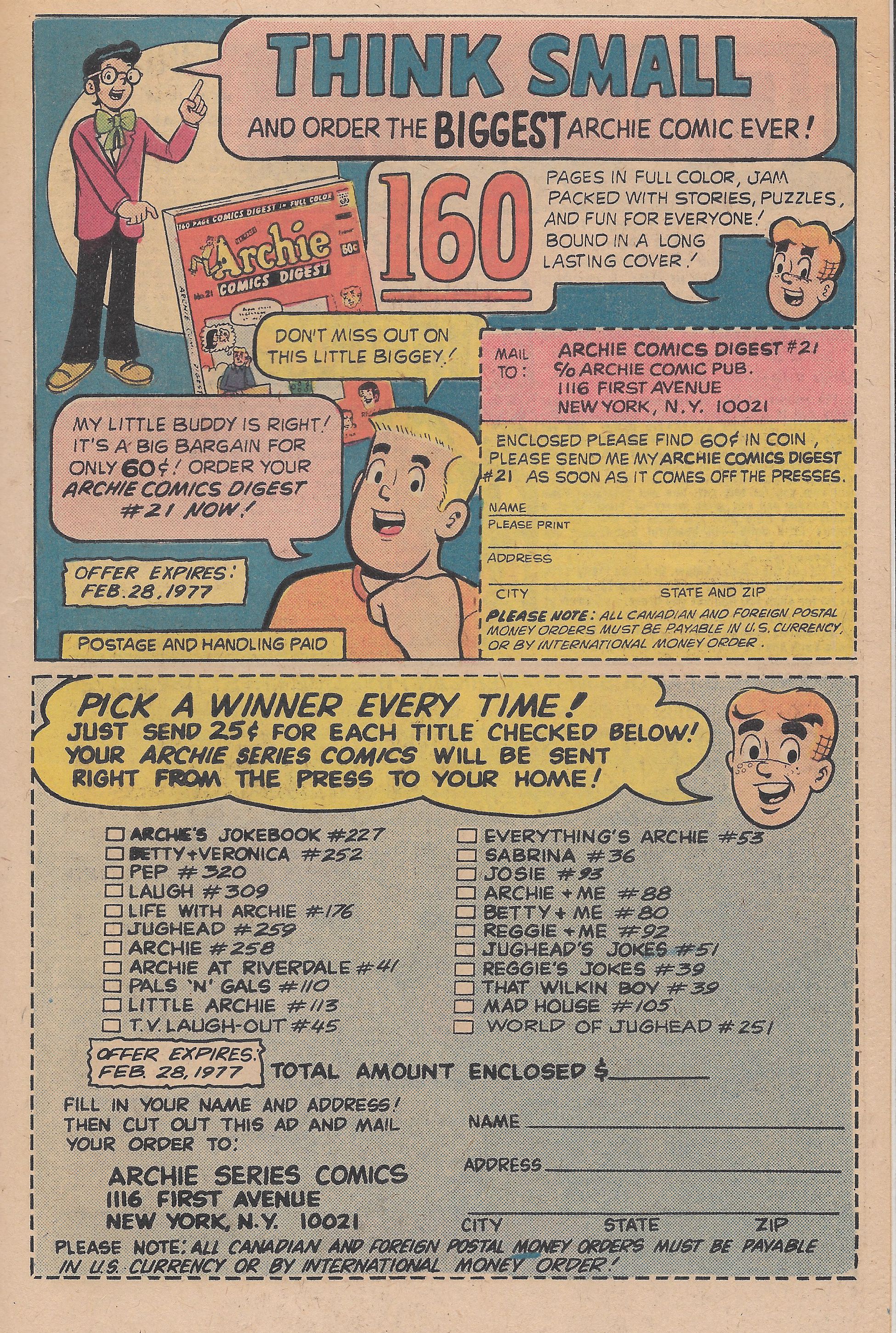 Read online Pep Comics comic -  Issue #319 - 27