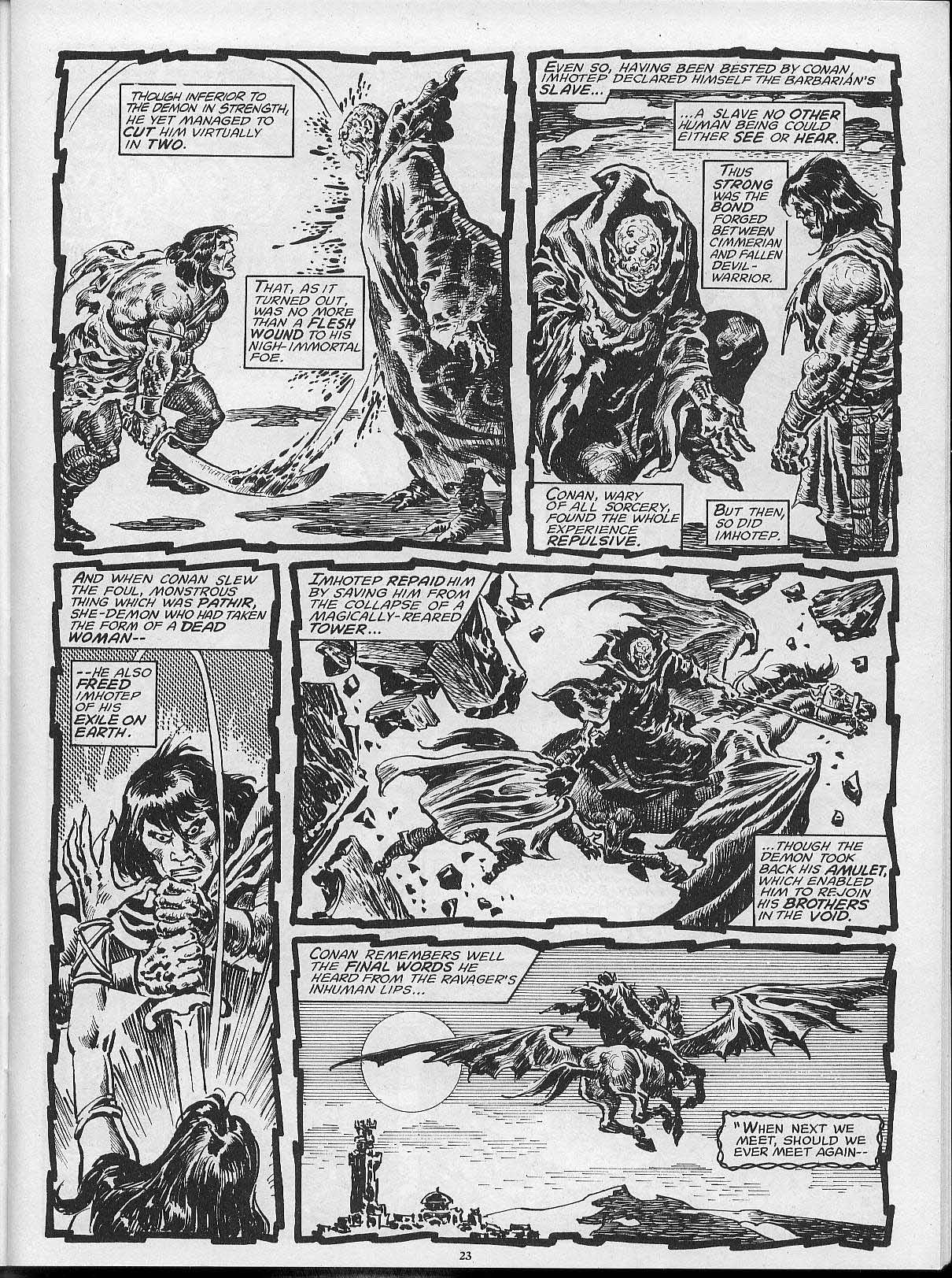 Read online The Savage Sword Of Conan comic -  Issue #202 - 25