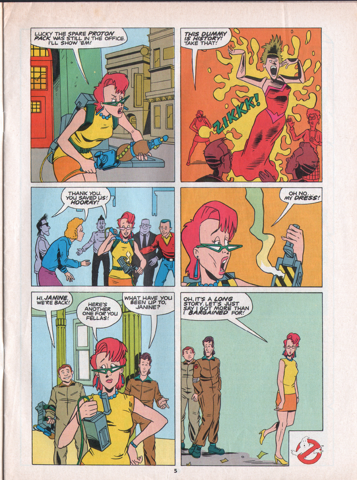Read online The Real Ghostbusters comic -  Issue #92 - 5