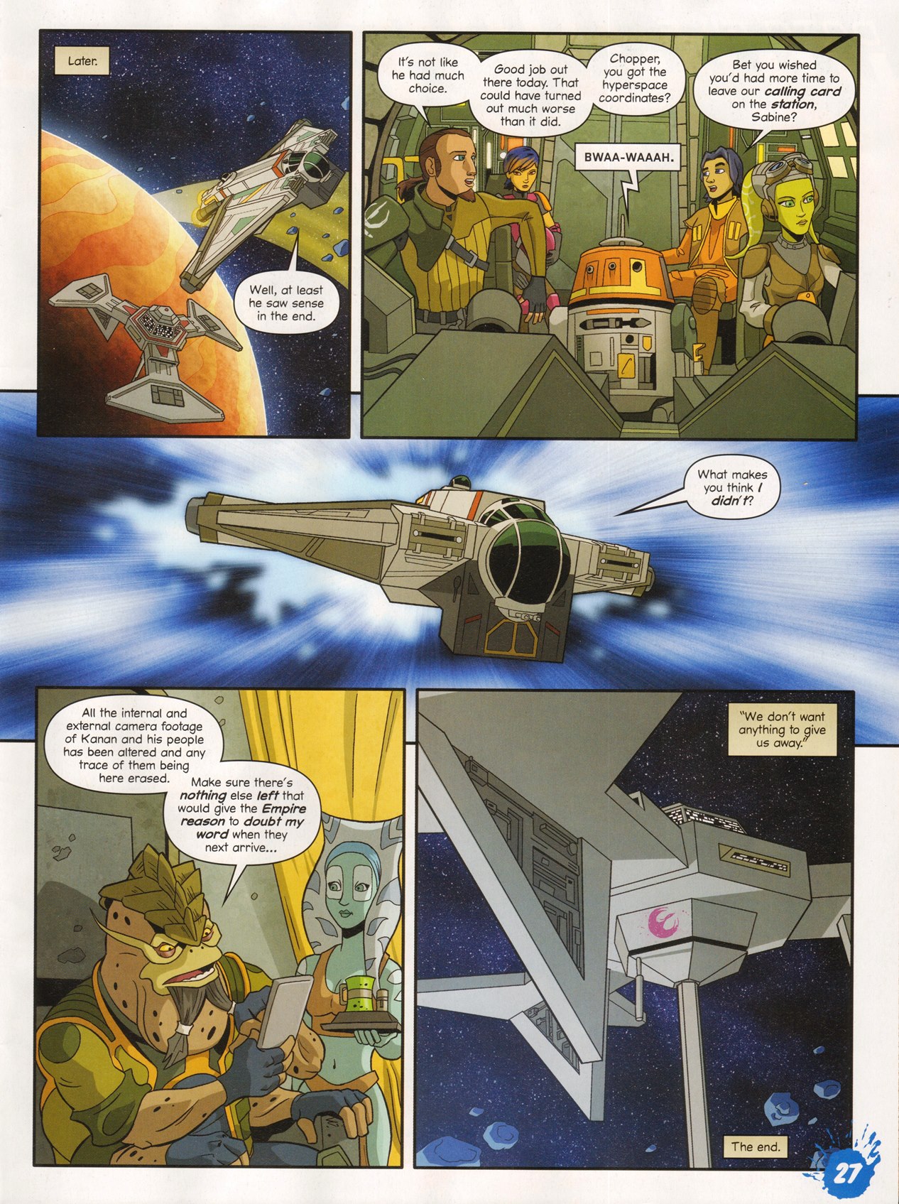 Read online Star Wars Rebels Magazine comic -  Issue #1 - 25