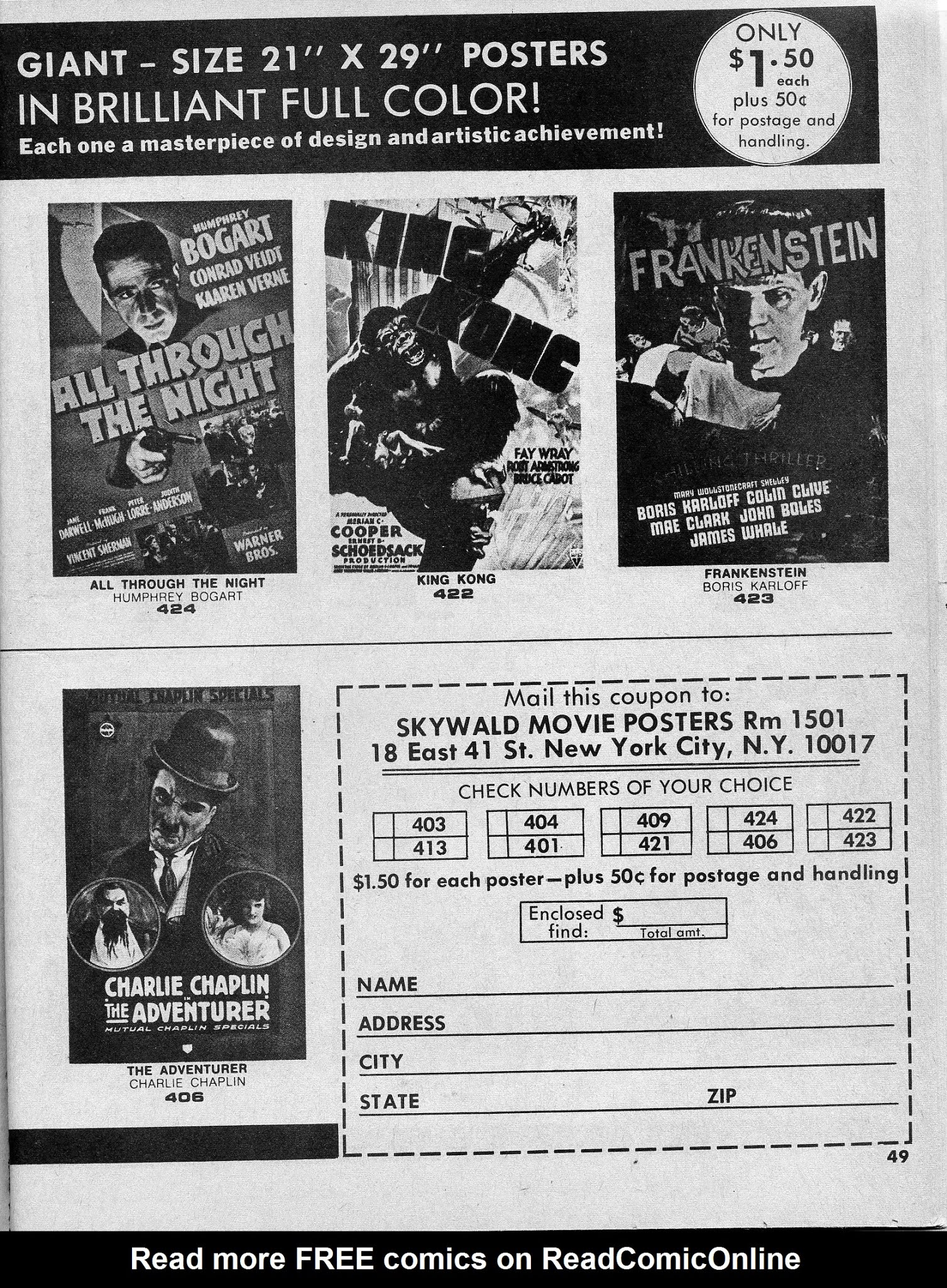 Read online Nightmare (1970) comic -  Issue #5 - 50