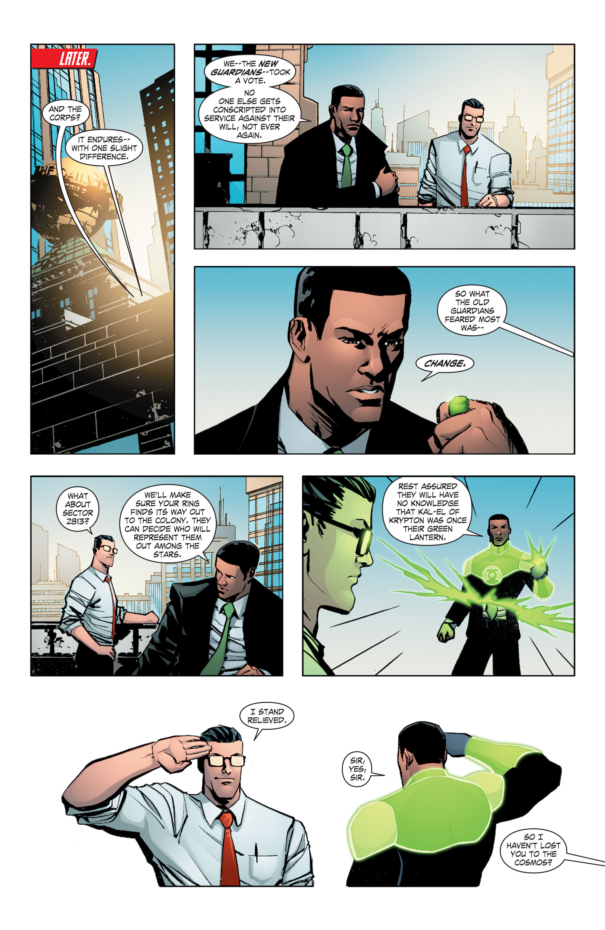 Read online Smallville Season 11 [II] comic -  Issue # TPB 7 - 128