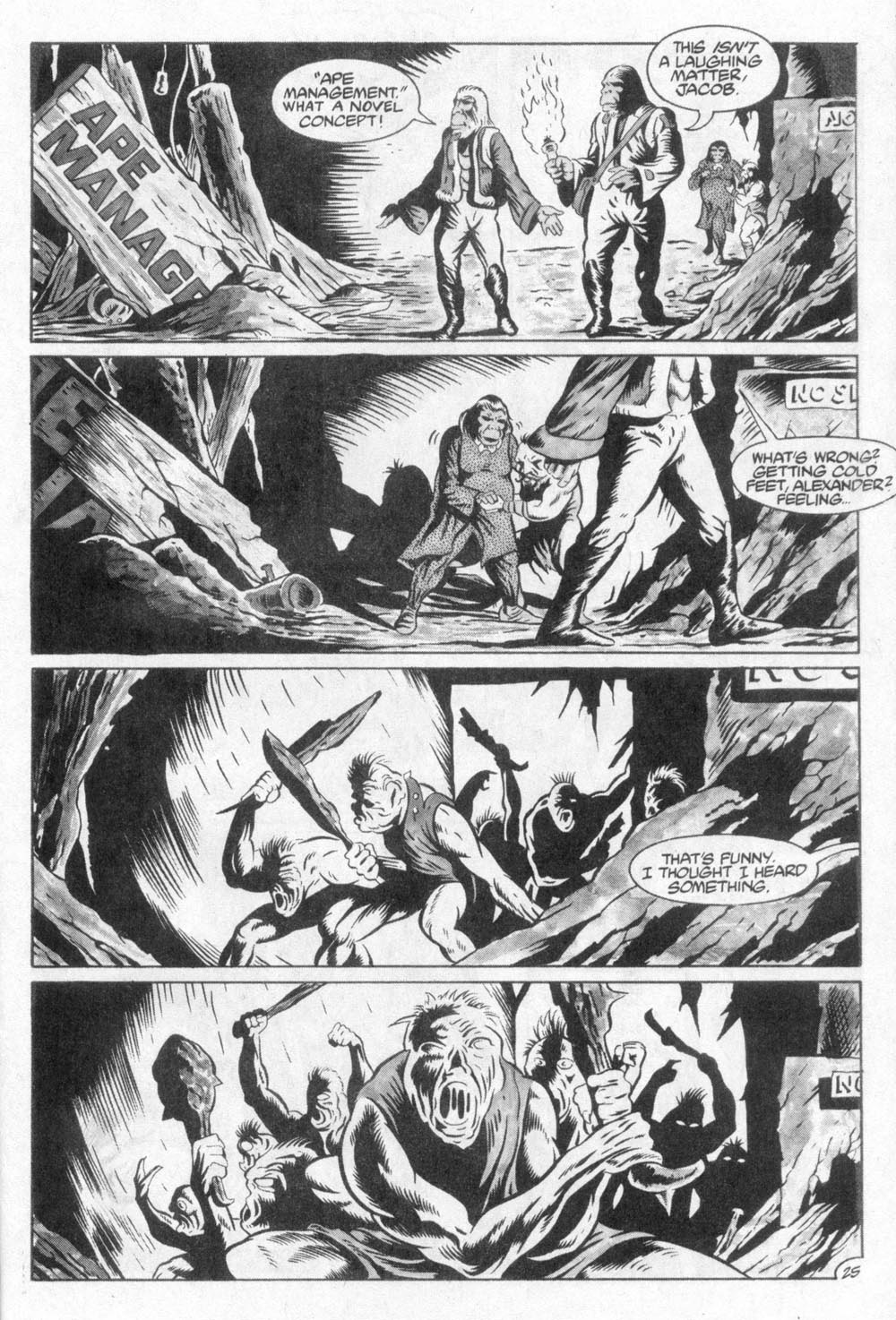 Read online Planet of the Apes (1990) comic -  Issue #1 - 30
