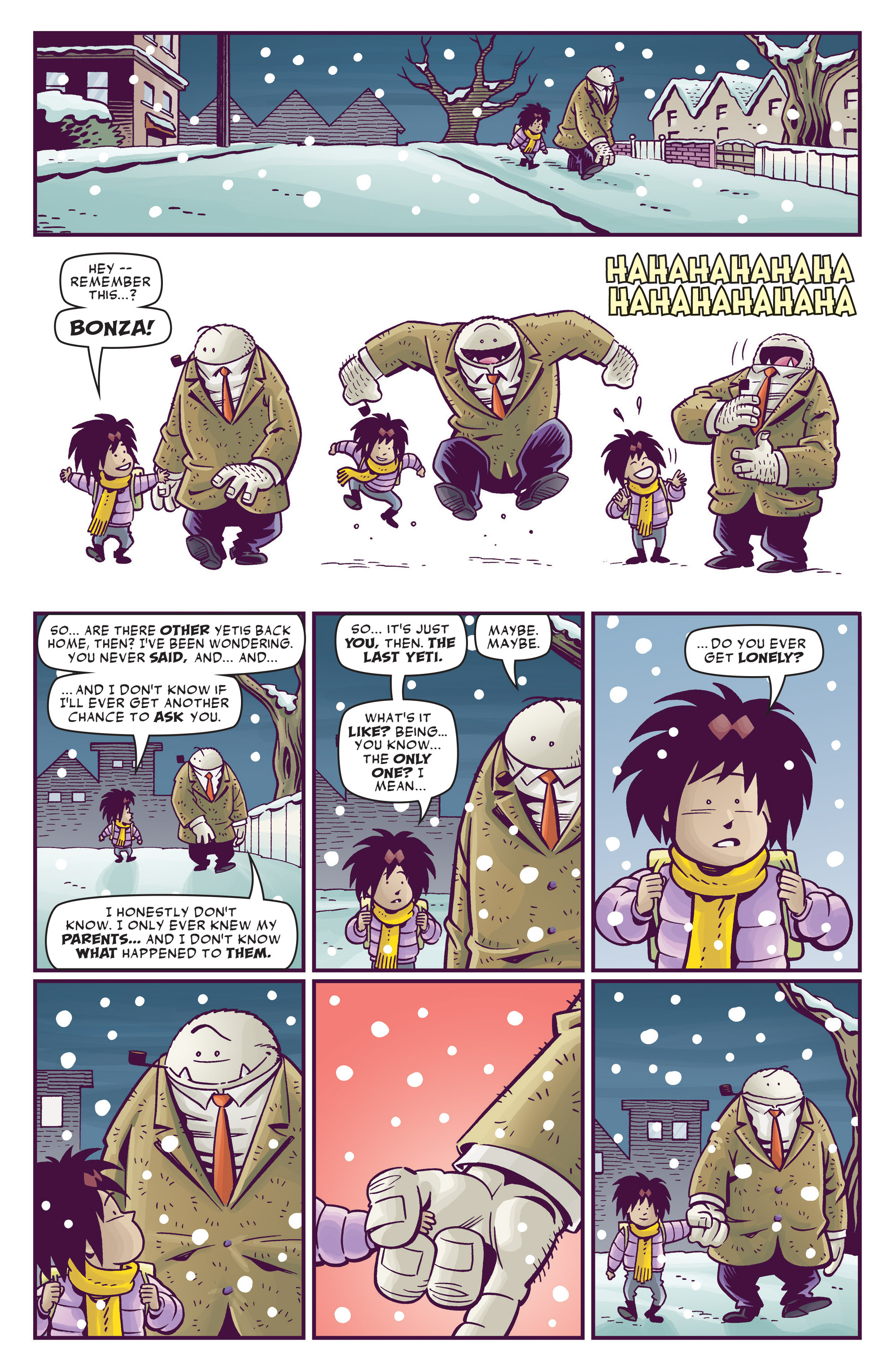 Read online Abigail And The Snowman comic -  Issue #4 - 5