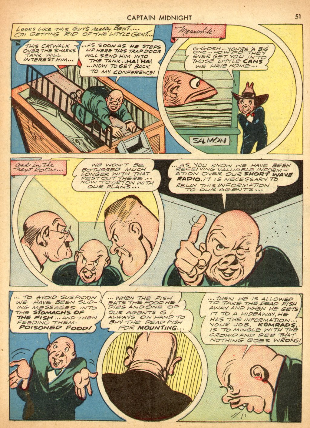 Read online Captain Midnight (1942) comic -  Issue #3 - 51