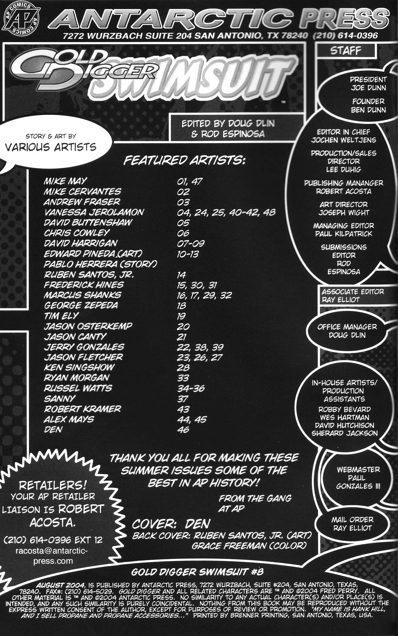 Read online Gold Digger Swimsuit Special comic -  Issue #8 - 2