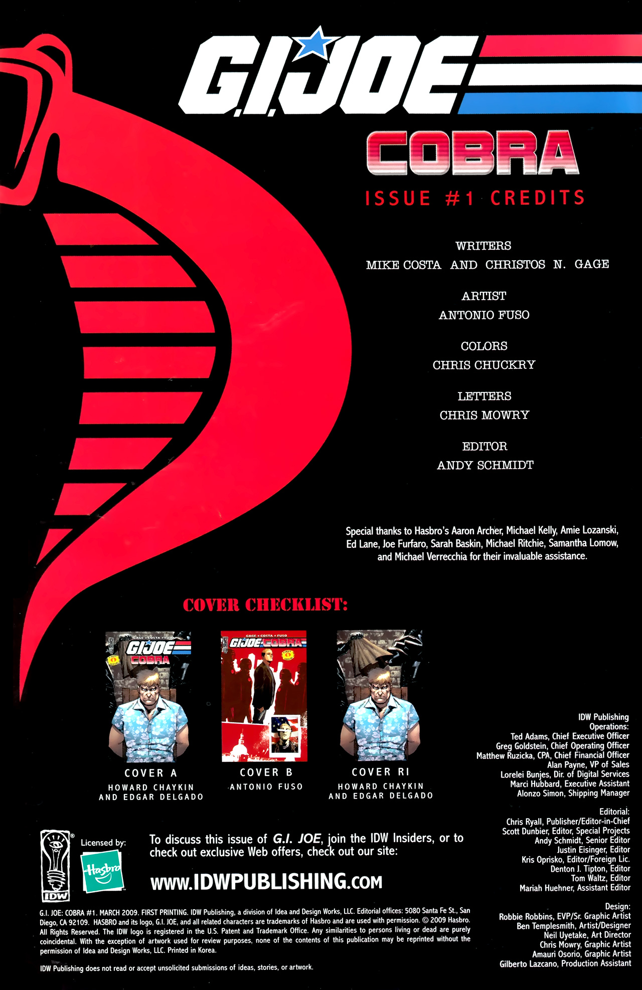 Read online G.I. Joe: Cobra (2009) comic -  Issue #1 - 3