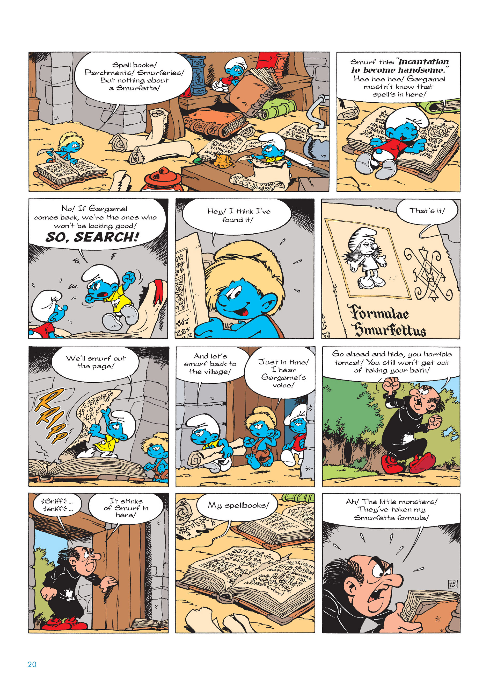 Read online The Smurfs comic -  Issue #15 - 21