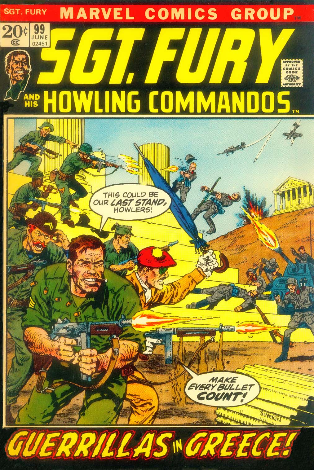 Read online Sgt. Fury comic -  Issue #99 - 1