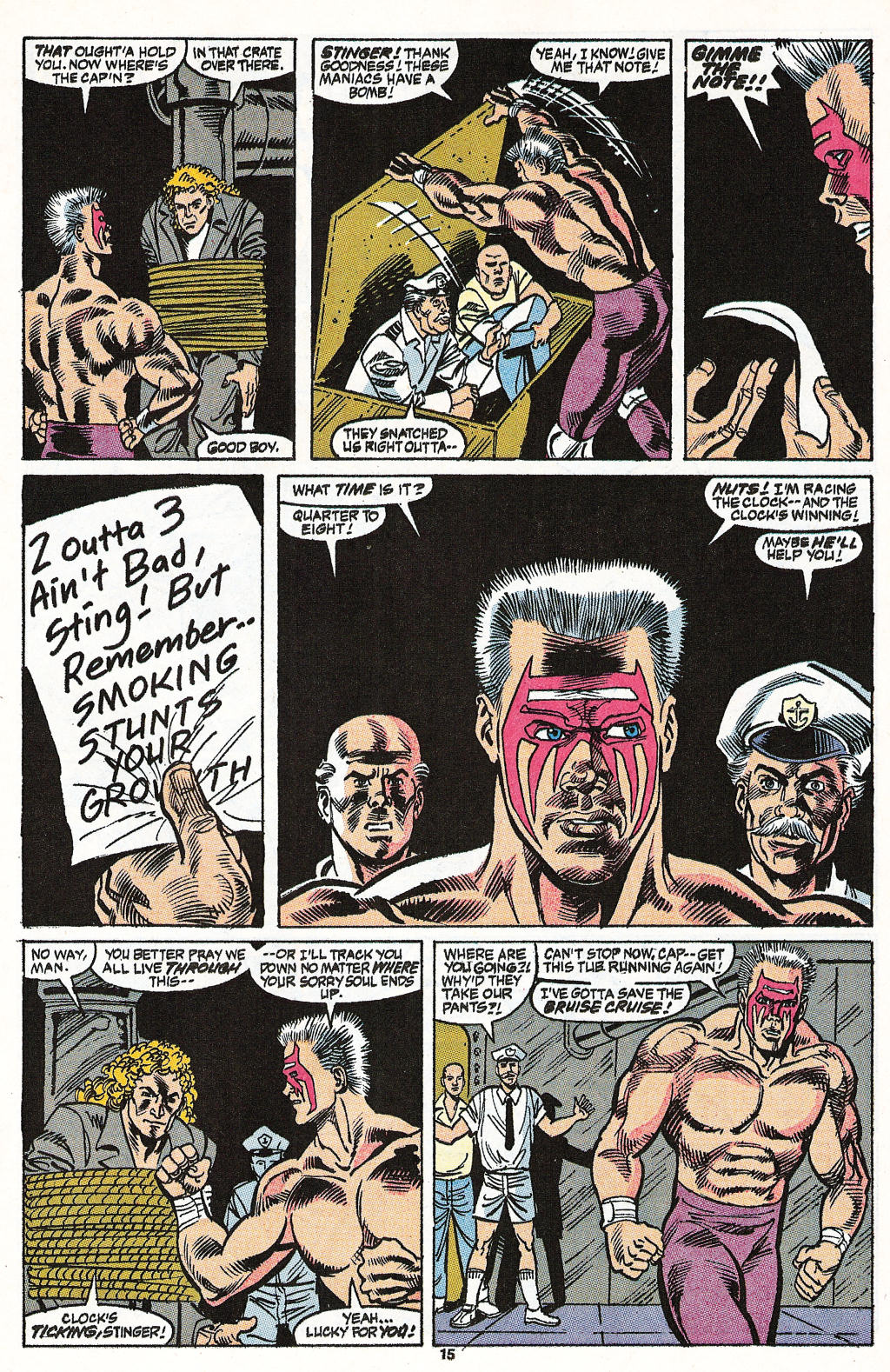 Read online WCW World Championship Wrestling comic -  Issue #3 - 17
