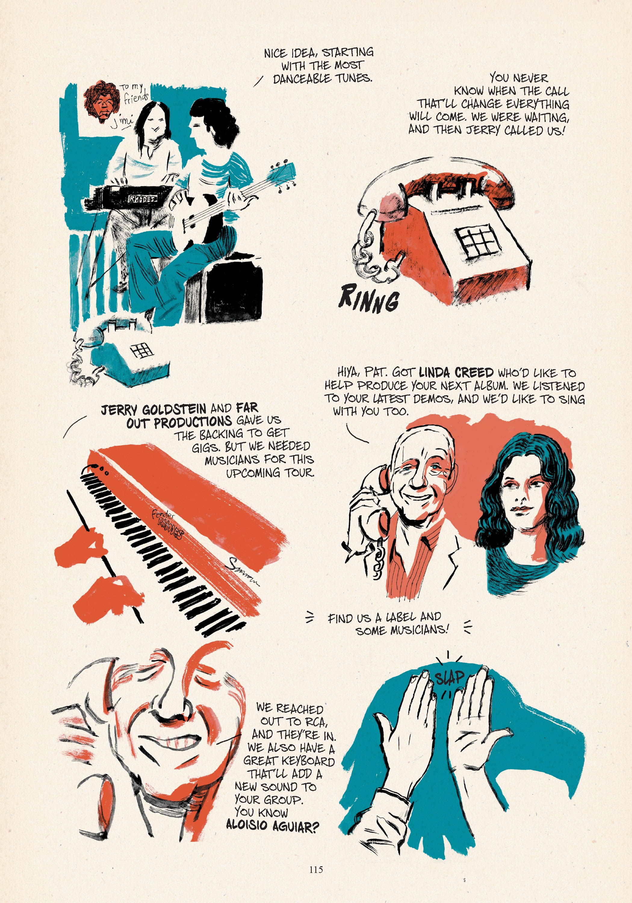 Read online Redbone: The True Story of A Native American Rock Band comic -  Issue # TPB - 98