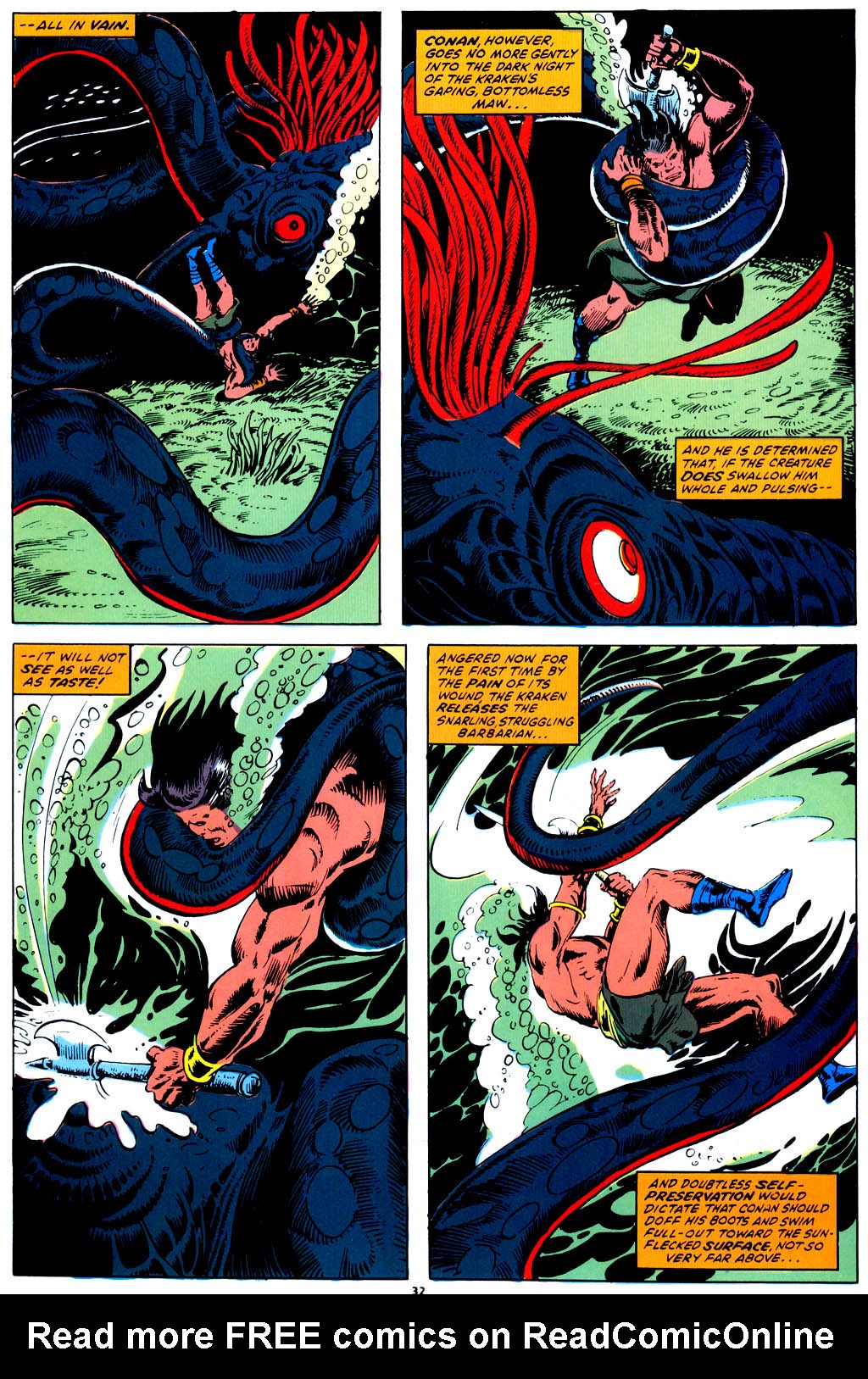 Read online Marvel Graphic Novel comic -  Issue #42 - Conan of the Isles - 33