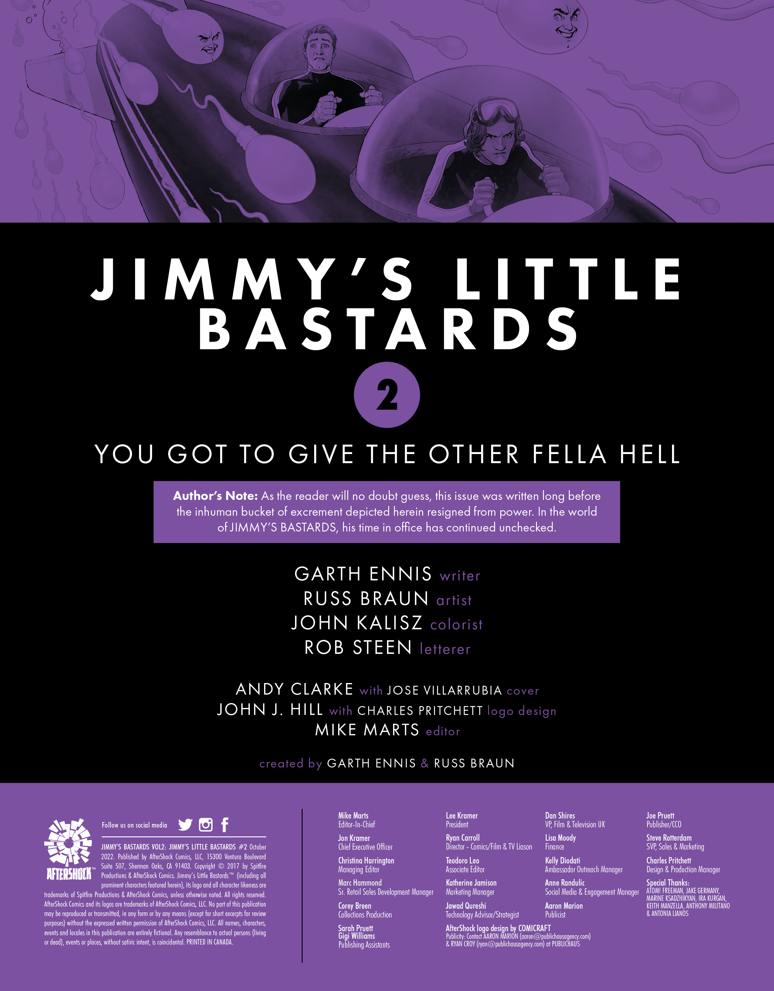 Read online Jimmy's Little Bastards comic -  Issue #2 - 2