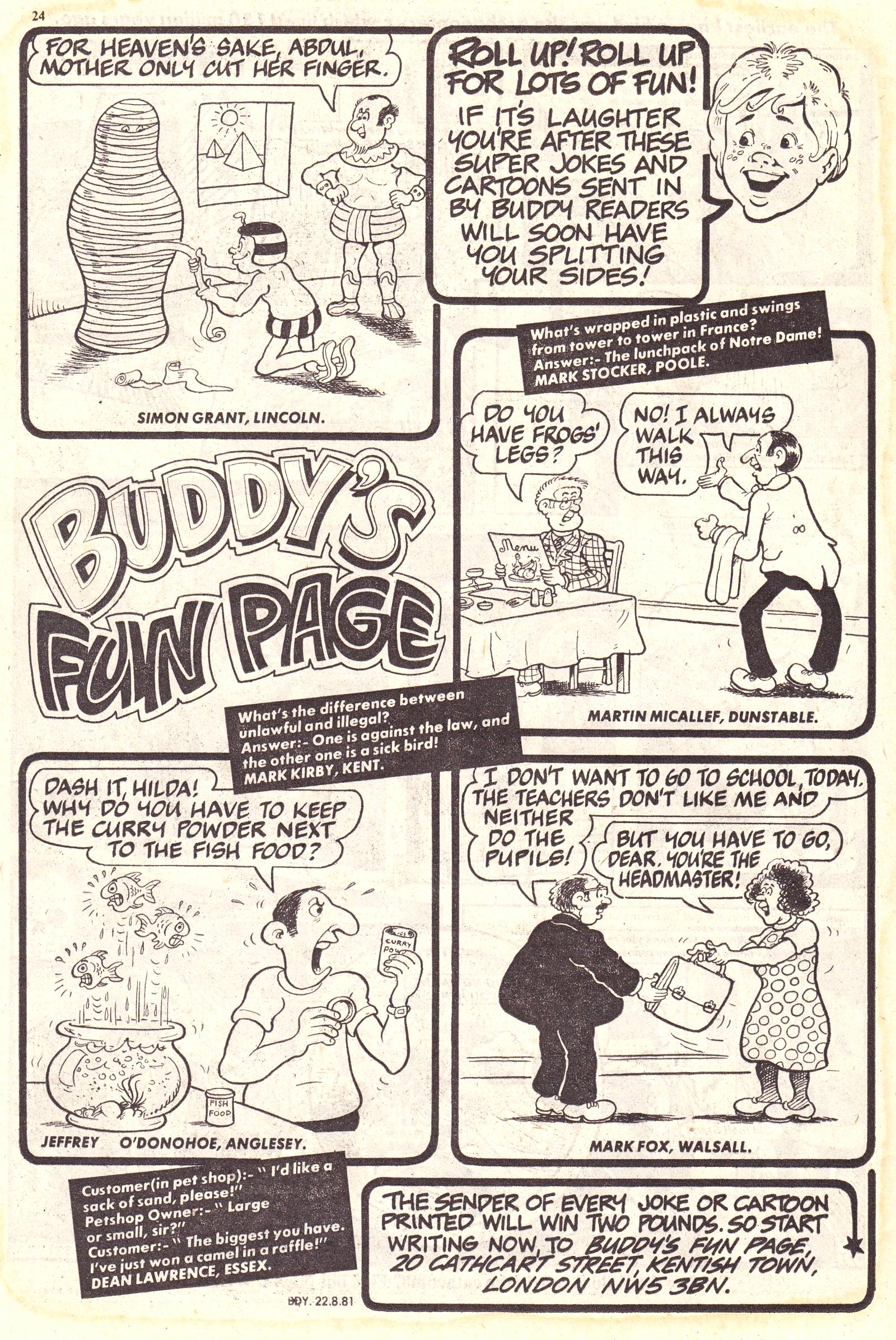 Read online Buddy comic -  Issue #28 - 24