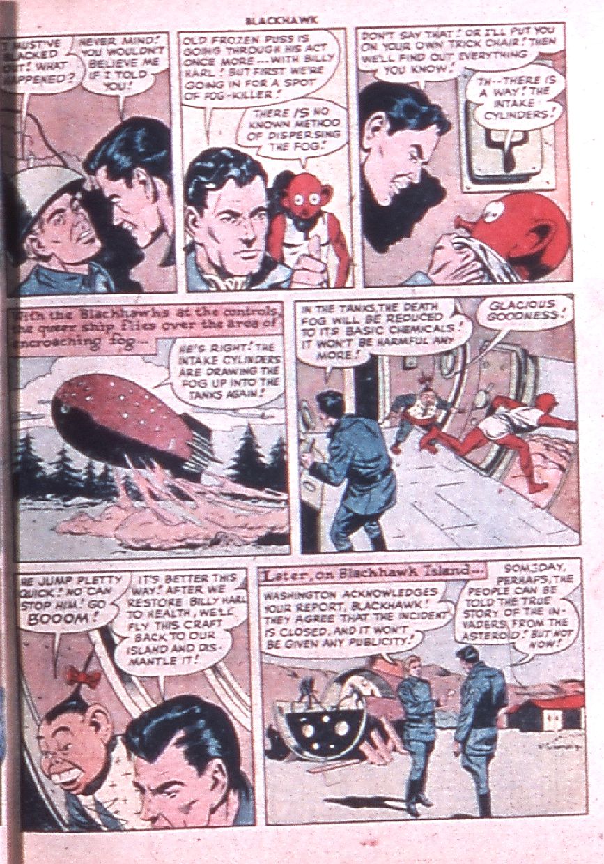 Read online Blackhawk (1957) comic -  Issue #22 - 49