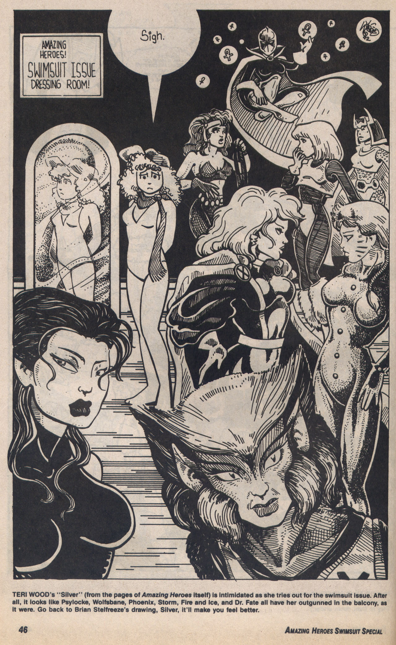 Read online Amazing Heroes Swimsuit Special comic -  Issue # TPB 3 - 45