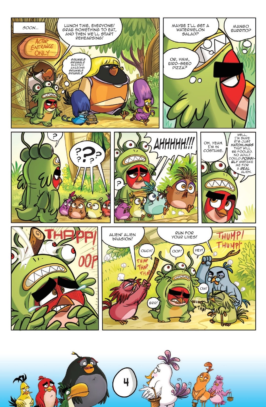 Read online Angry Birds Comics Quarterly comic -  Issue # Issue Furious Fowl - 5