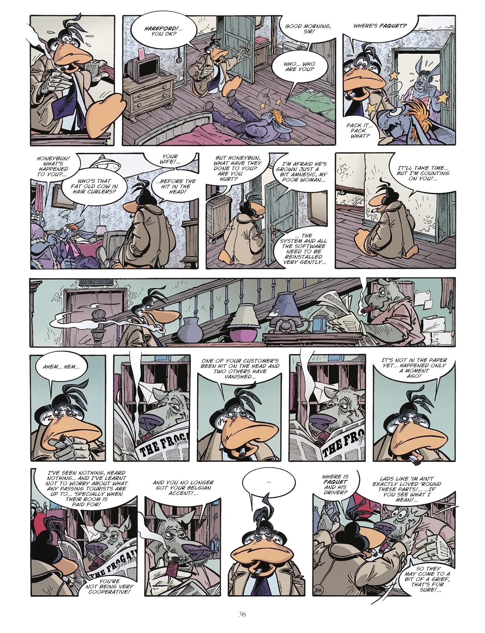 Read online Une enquête de l'inspecteur Canardo comic -  Issue #13 - 37