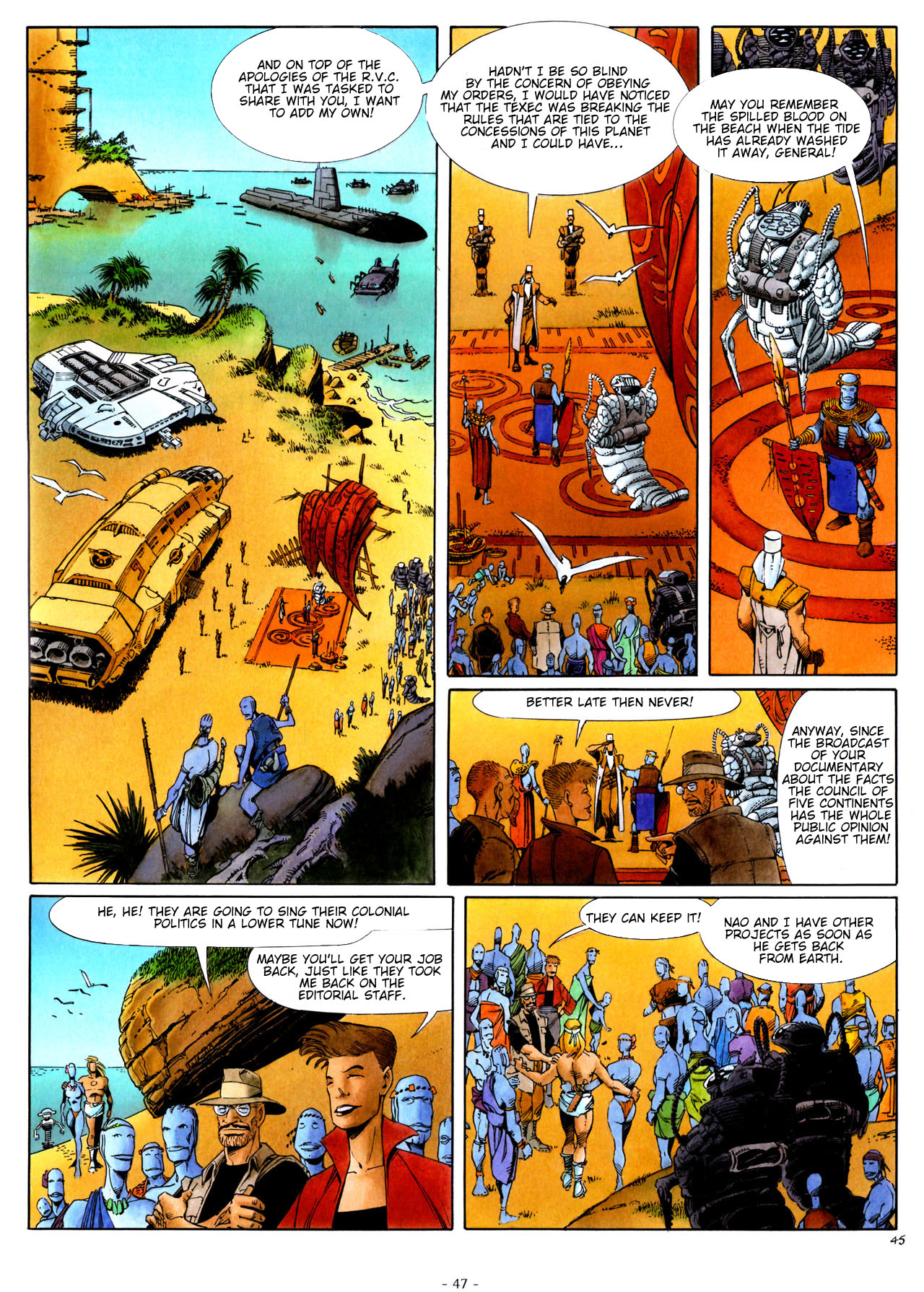Read online Aquablue comic -  Issue #5 - 48