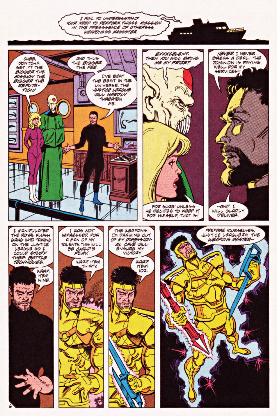 Read online Justice League America comic -  Issue #61 - 7