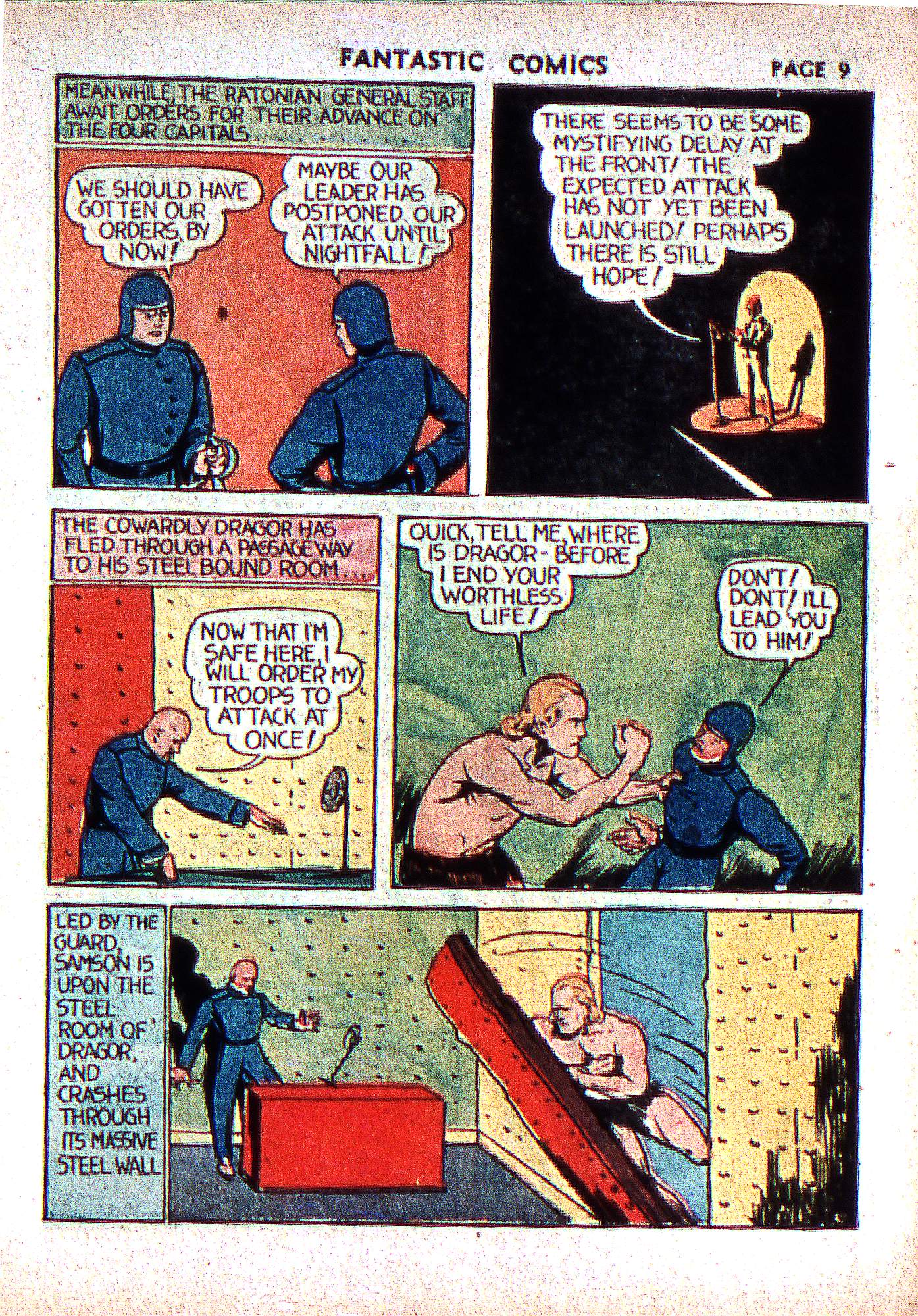 Read online Fantastic Comics comic -  Issue #2 - 11