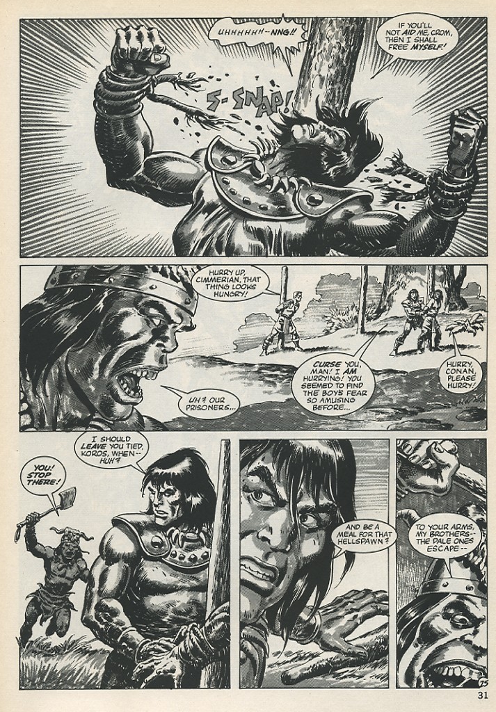 Read online The Savage Sword Of Conan comic -  Issue #135 - 29