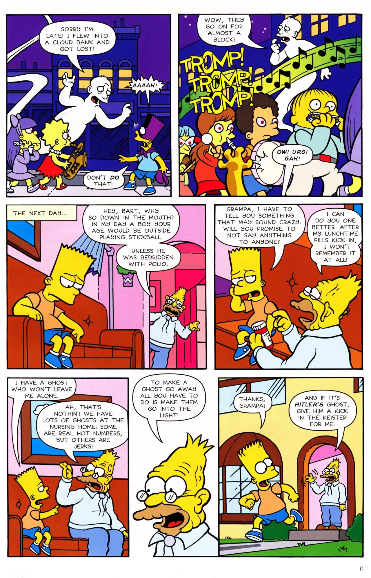 Read online Bongo Comics Presents Simpsons Super Spectacular comic -  Issue #7 - 13