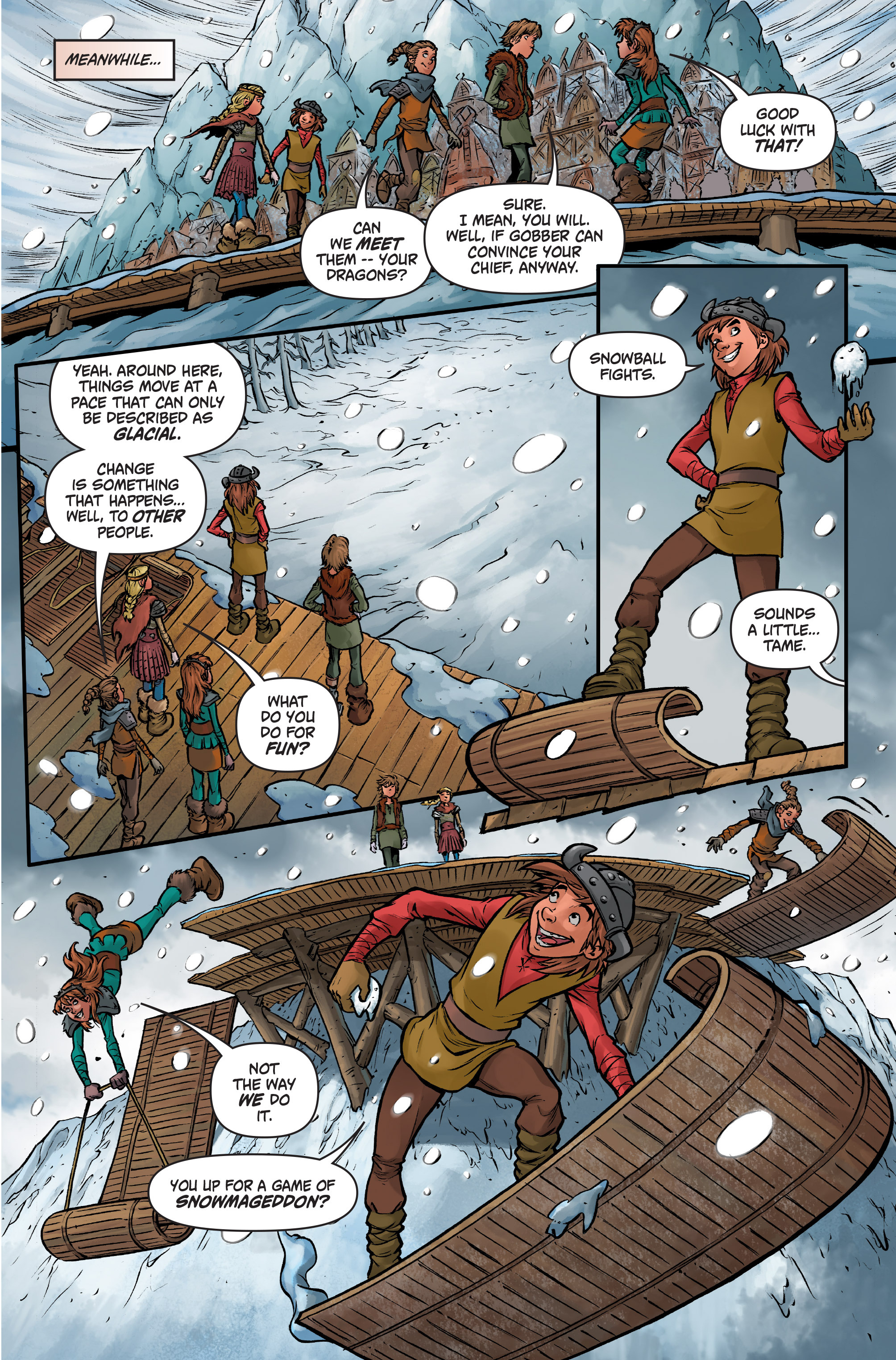 Read online DreamWorks Dragons: Defenders of Berk Collection: Fire & Ice comic -  Issue # TPB - 79