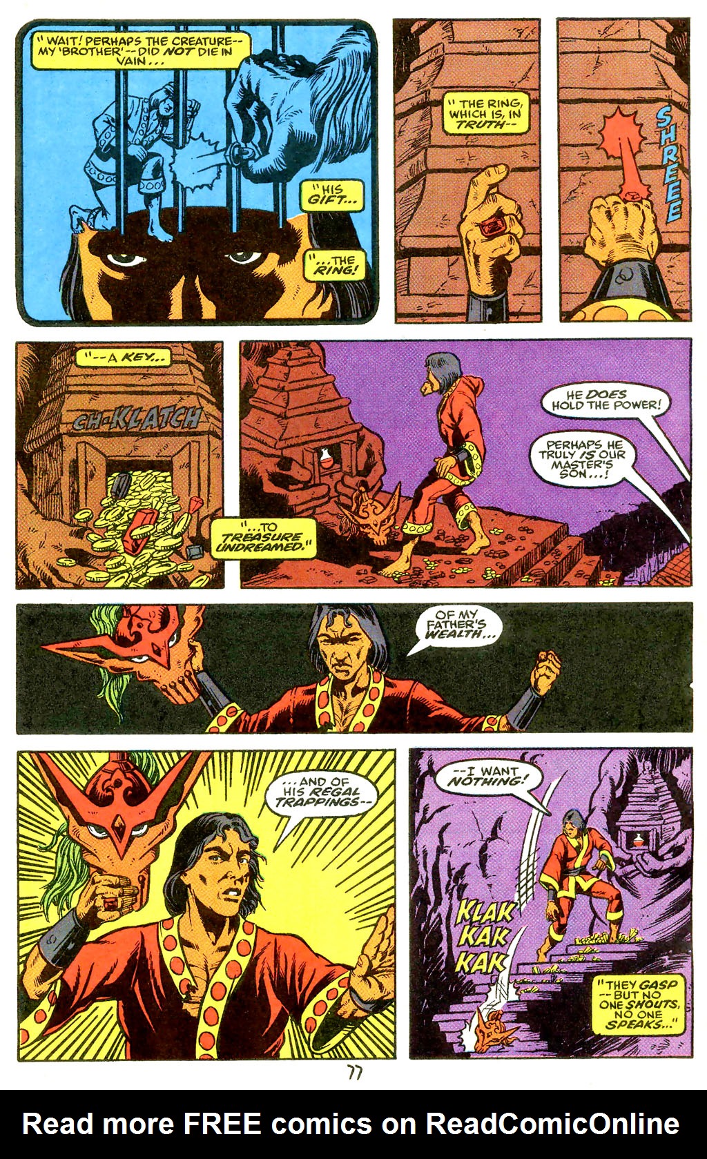 Read online Master of Kung Fu: Bleeding Black comic -  Issue # Full - 78